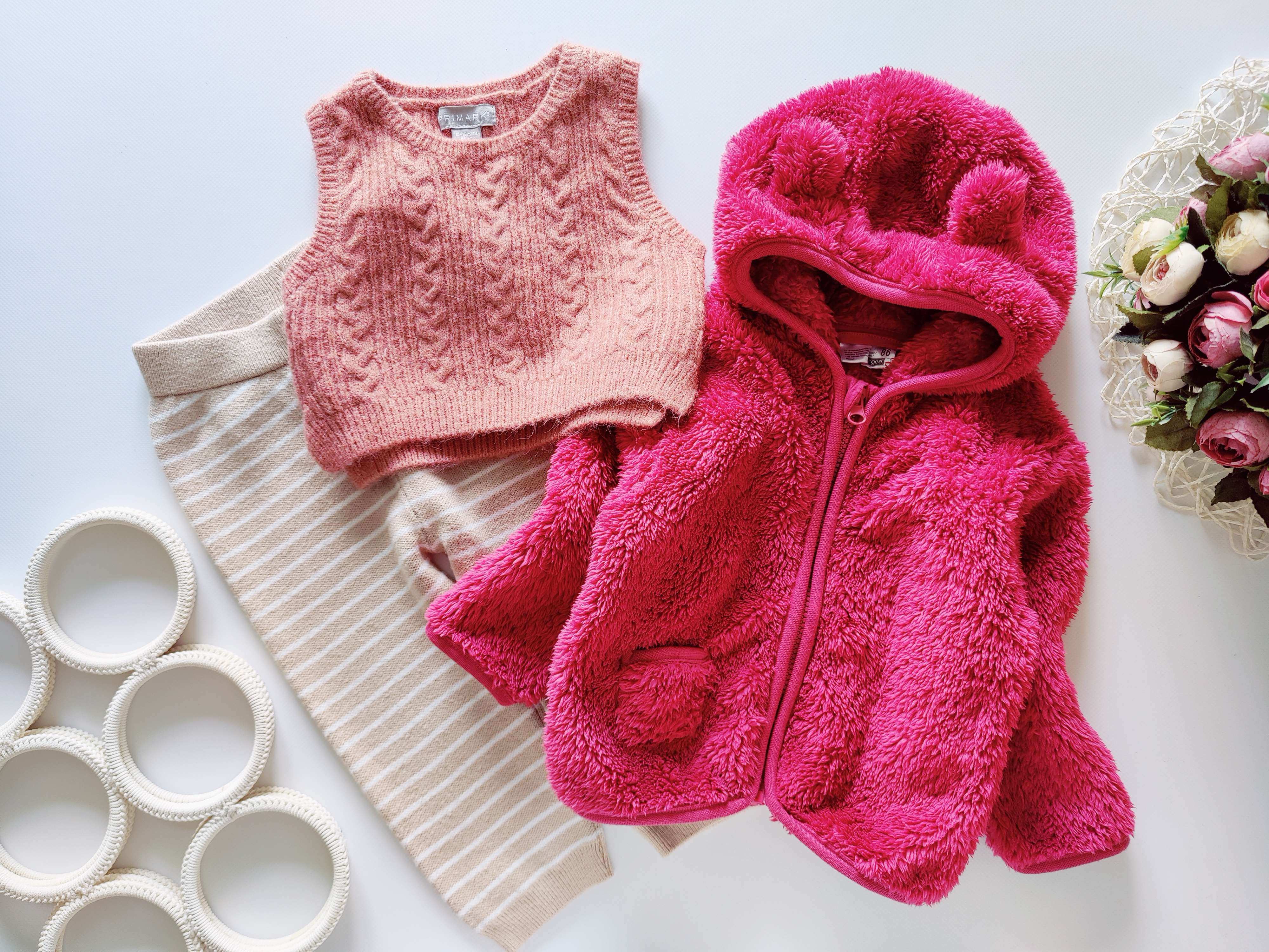 12,18 міс, зріст 86 Меховушка, теплий жилет та теплі штани