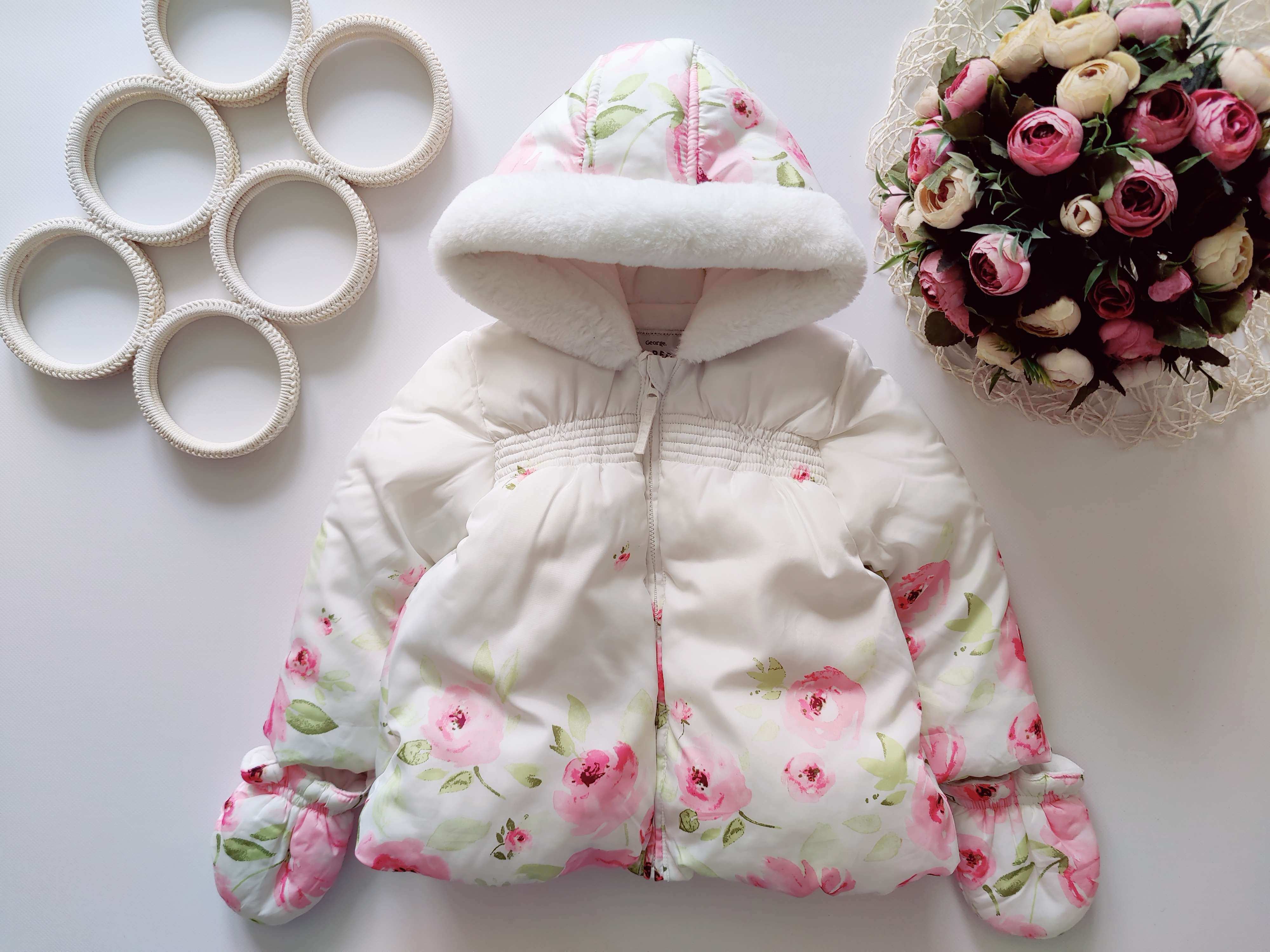 12,18 мес, рост 80,86 Демисезонная куртка на синтепоне