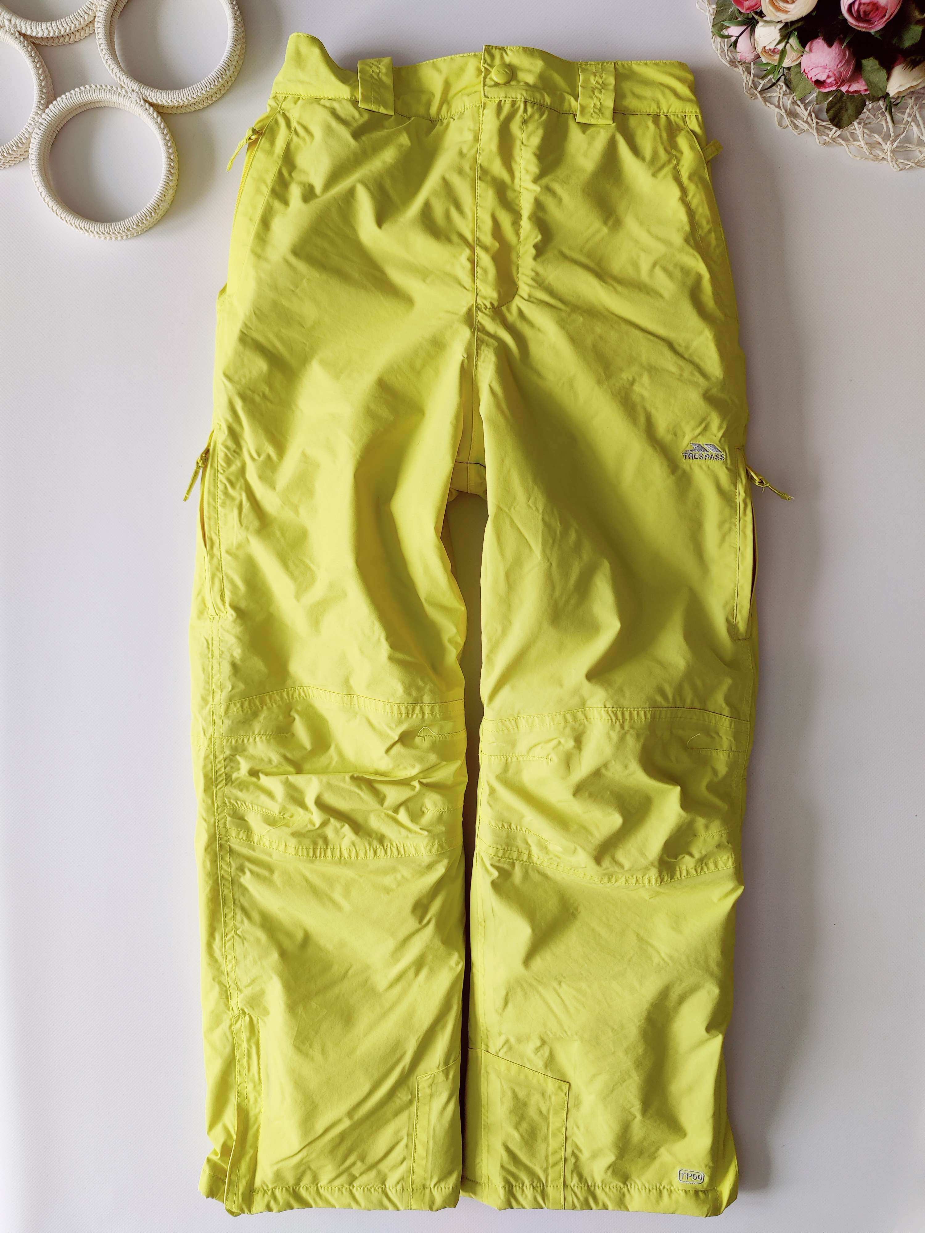 9,10 лет, рост 134,140 Зимние штаны на синтепоне