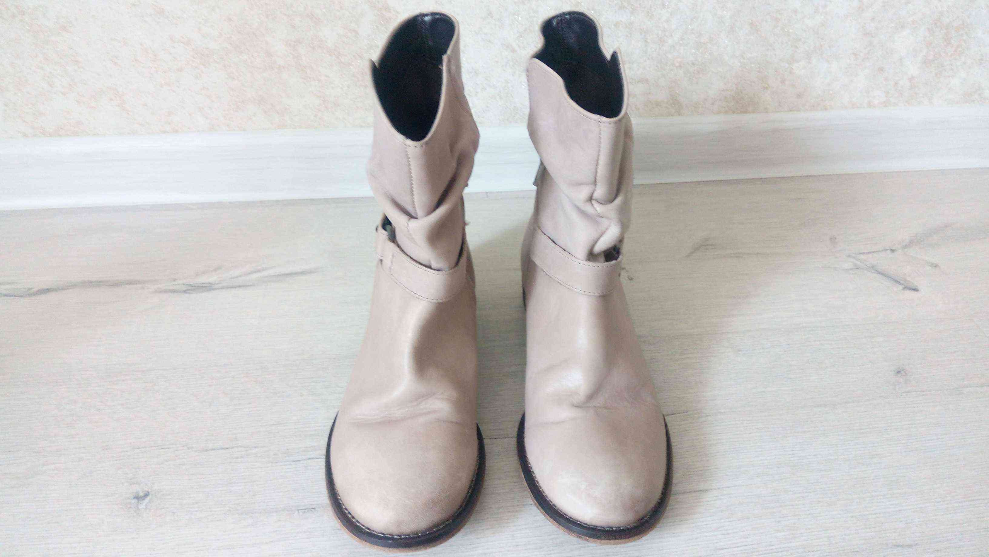 37-38 (24 см) Next (Некст) Кожаные демисезонные ботинки