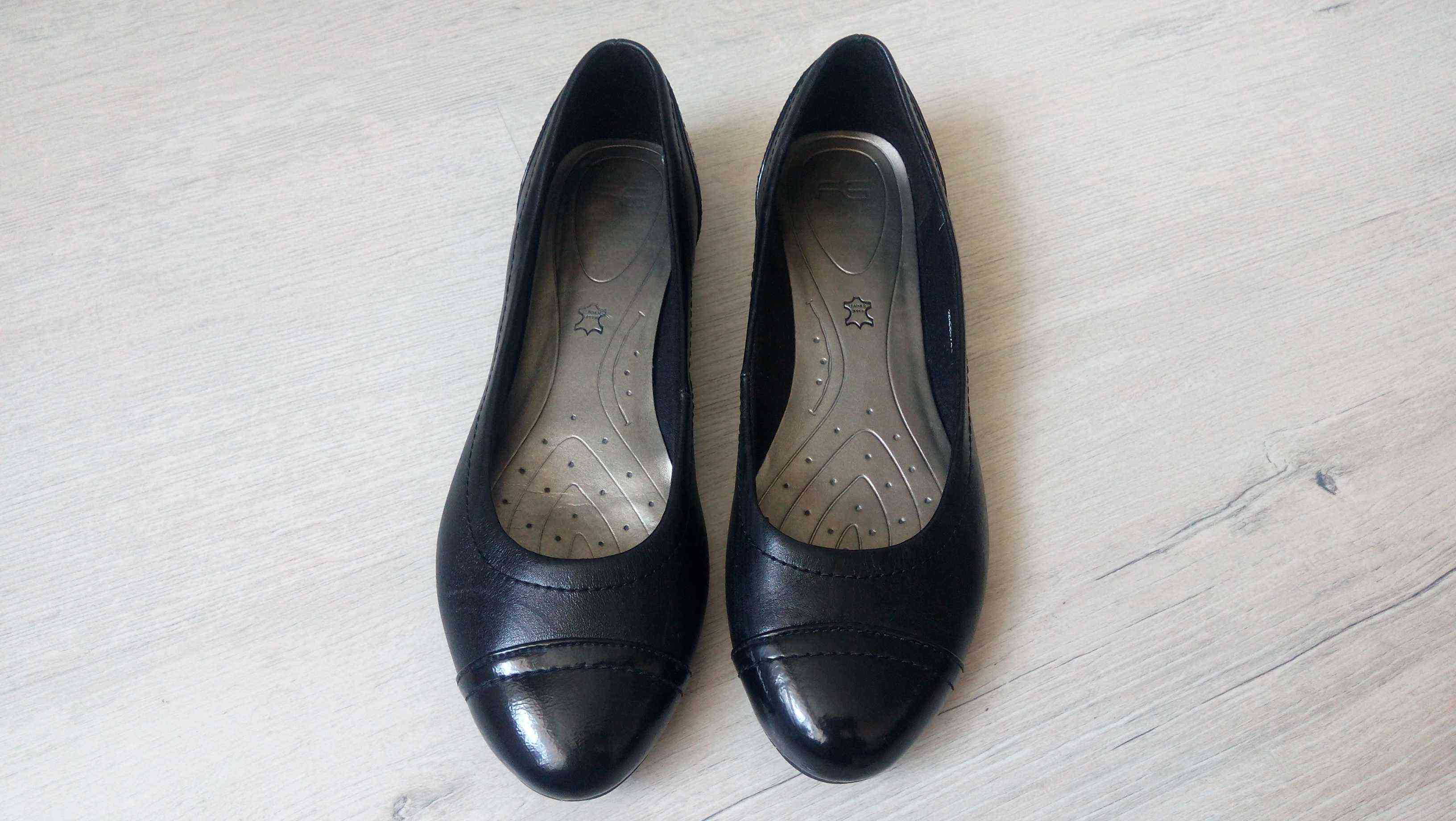 37-38 (24 см) Шкіра! Шкіряні балетки