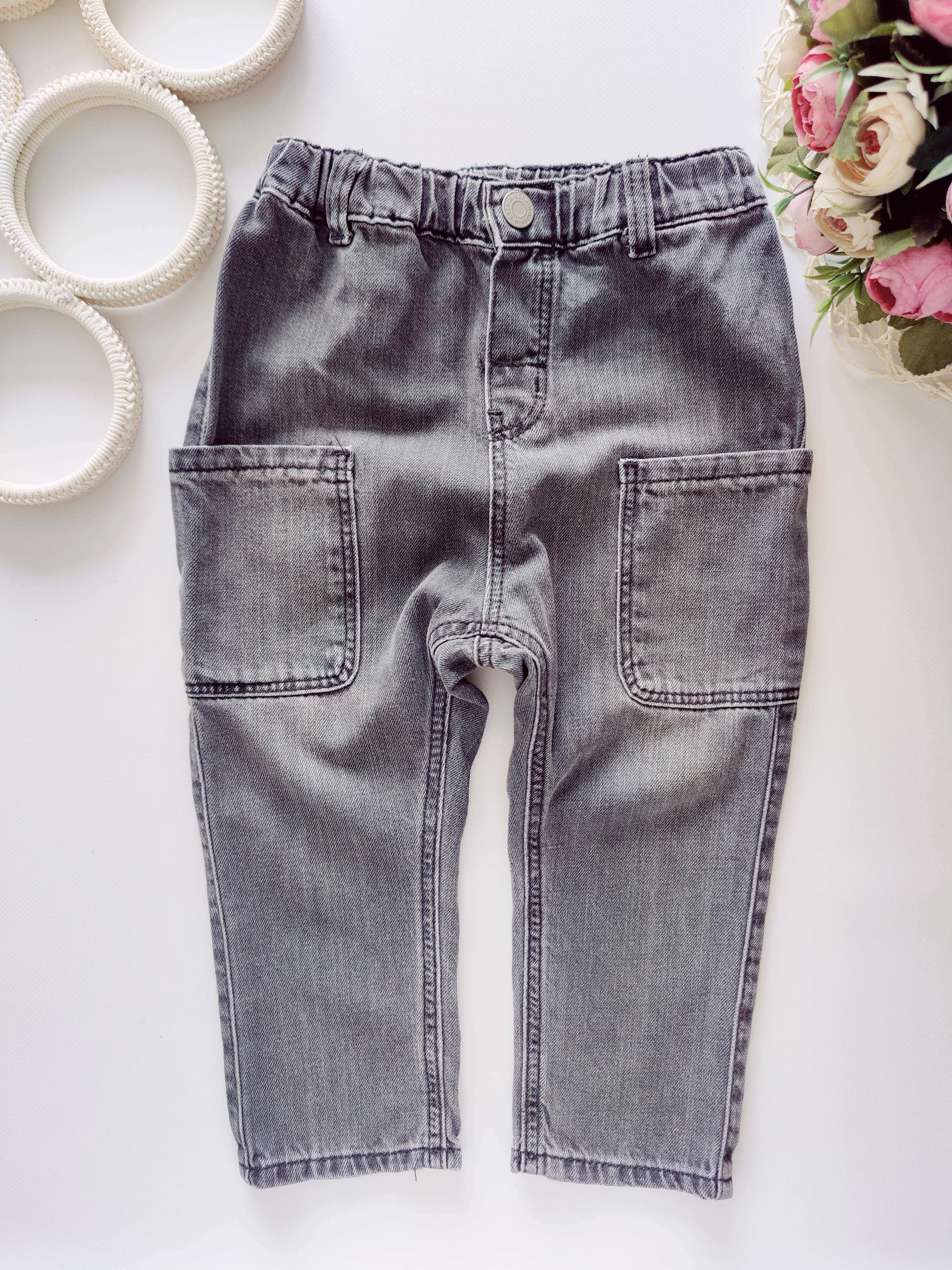 2 роки, зріст 92 Вільні джинси на резинці