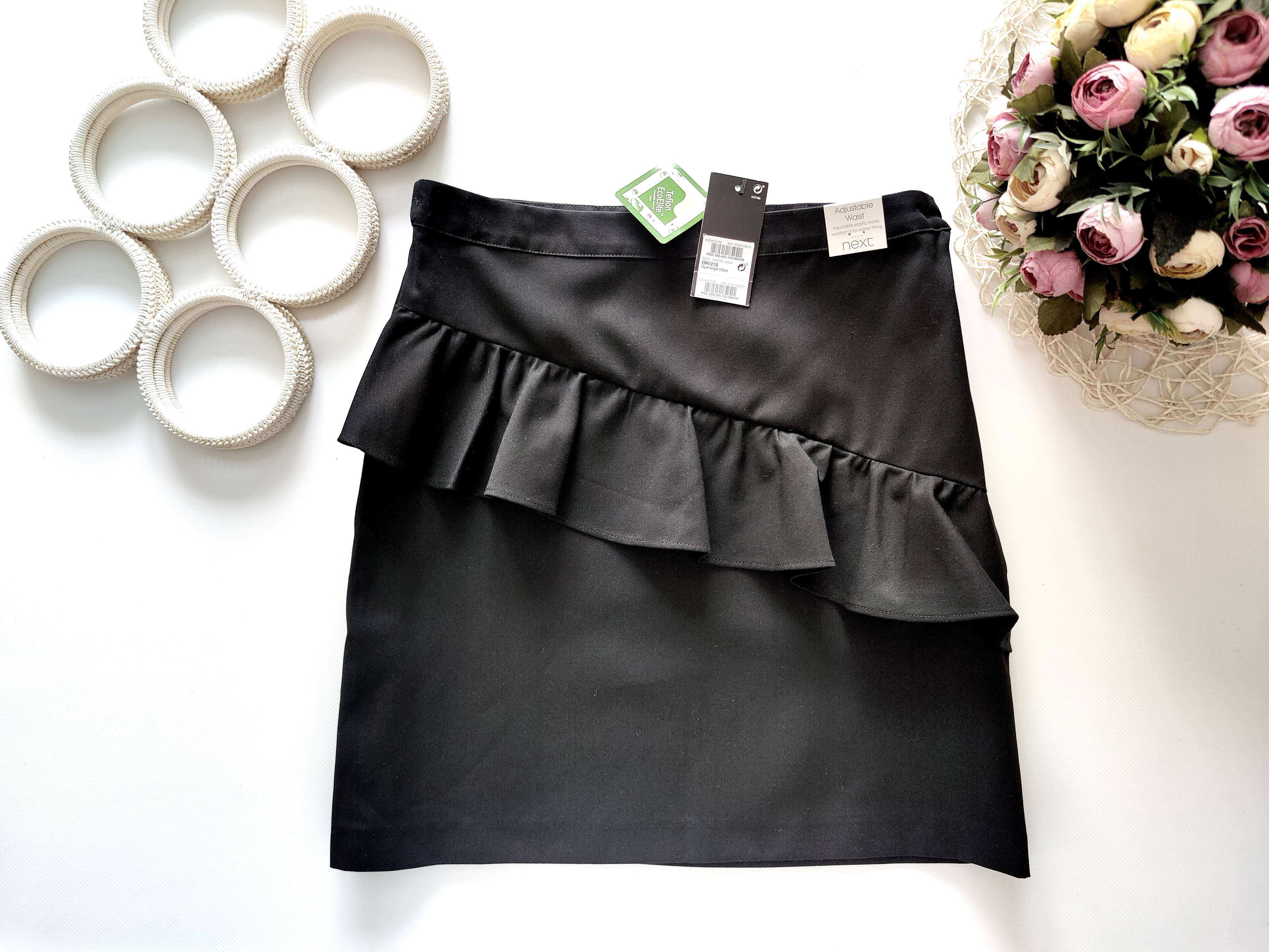 13 лет, рост 158 Новая черная юбка