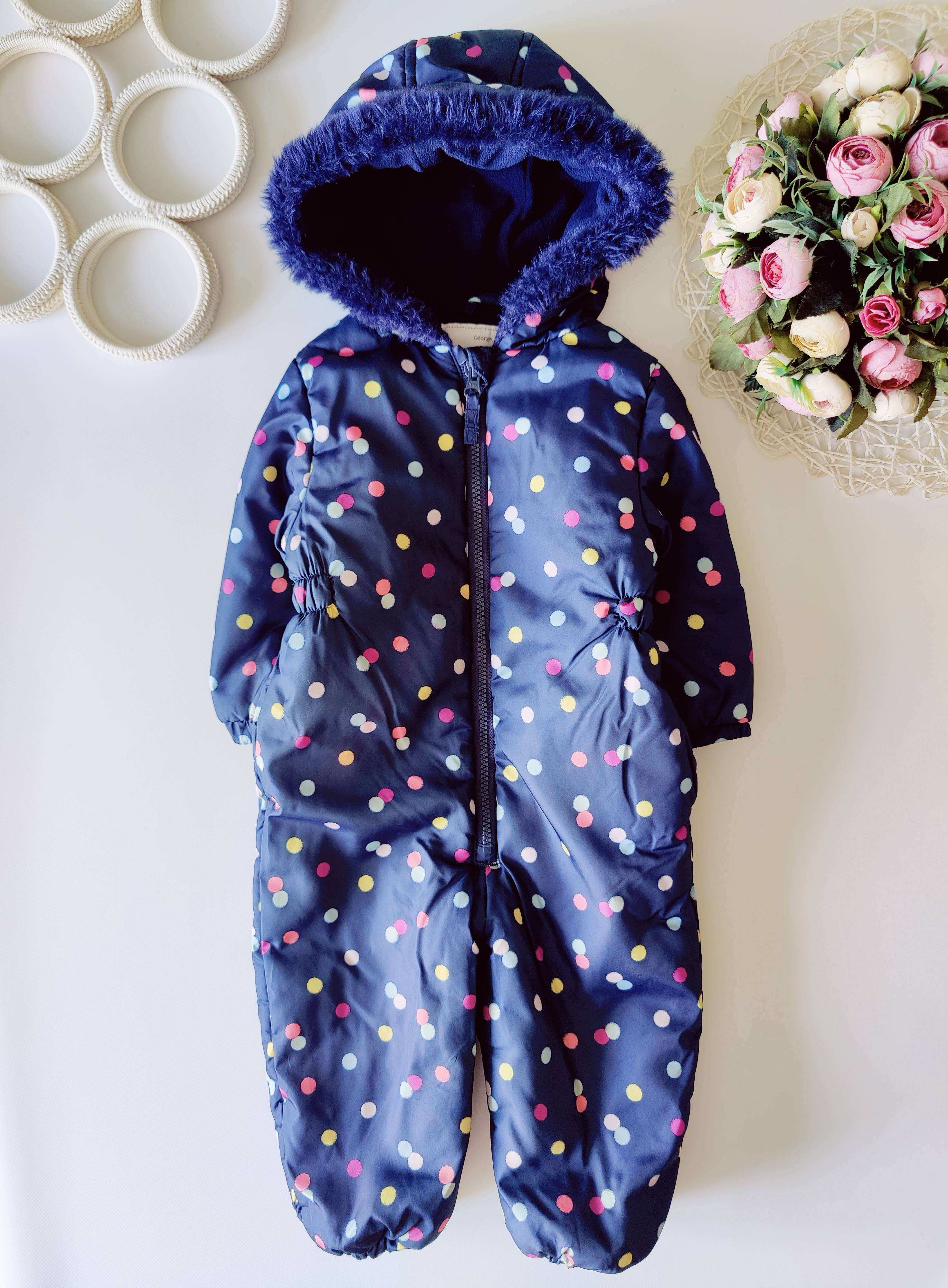 12,18 міс, зріст 80,86 Демісезонний комбінезон на синтепоні