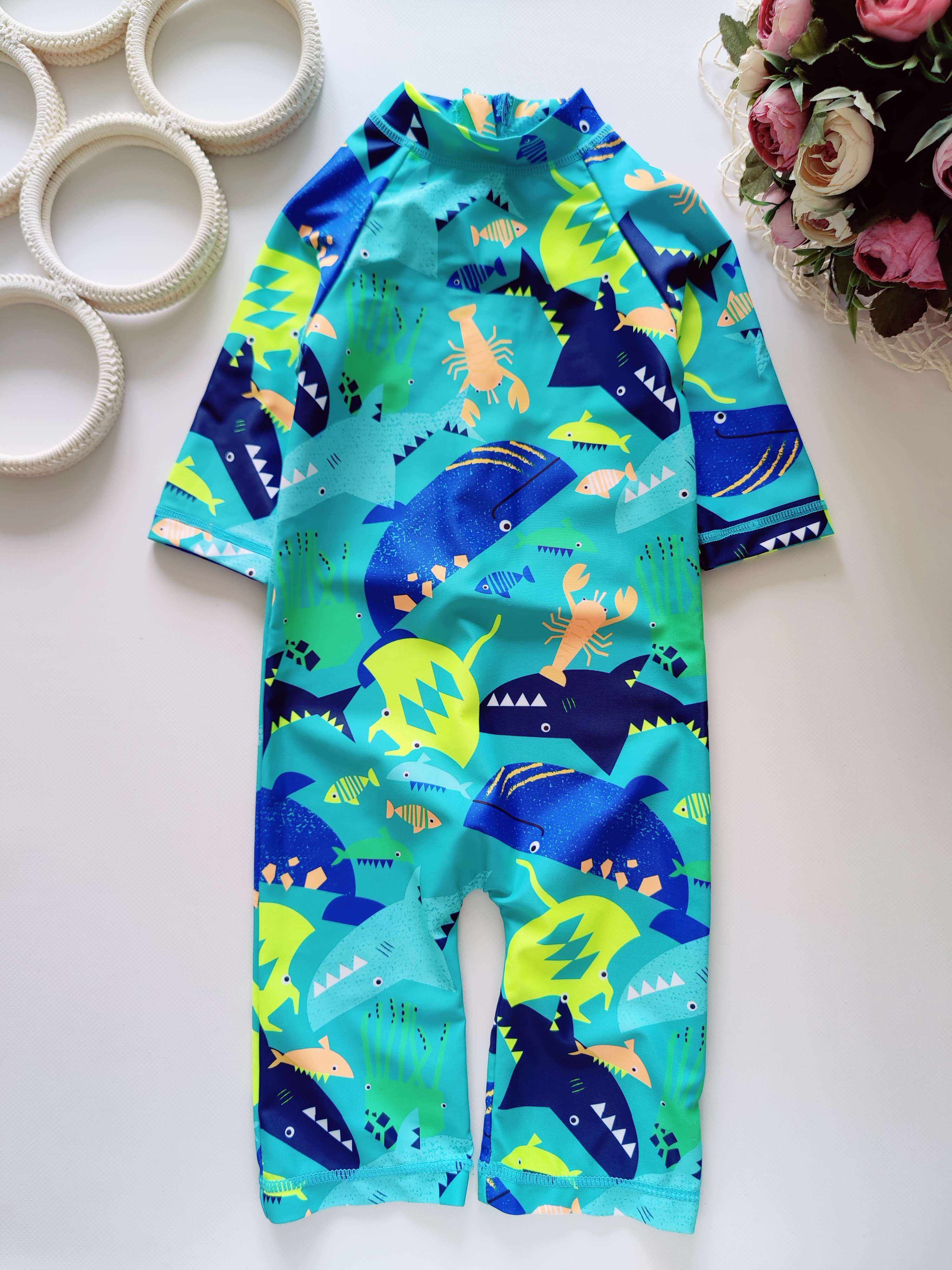 2,3 роки, зріст 92,98 Яскравий сонцезахисний купальний костюм