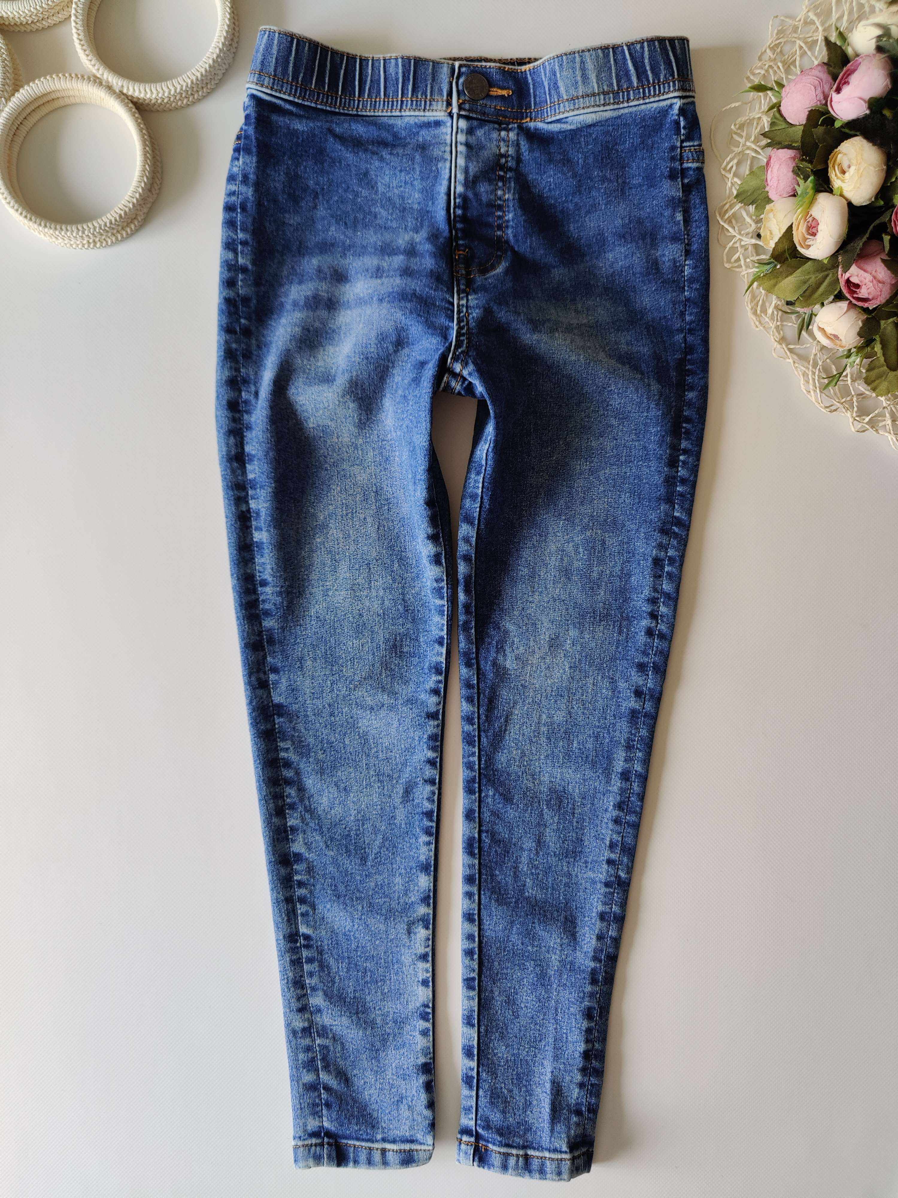 9,10 років, зріст 140 Джинси на резинці