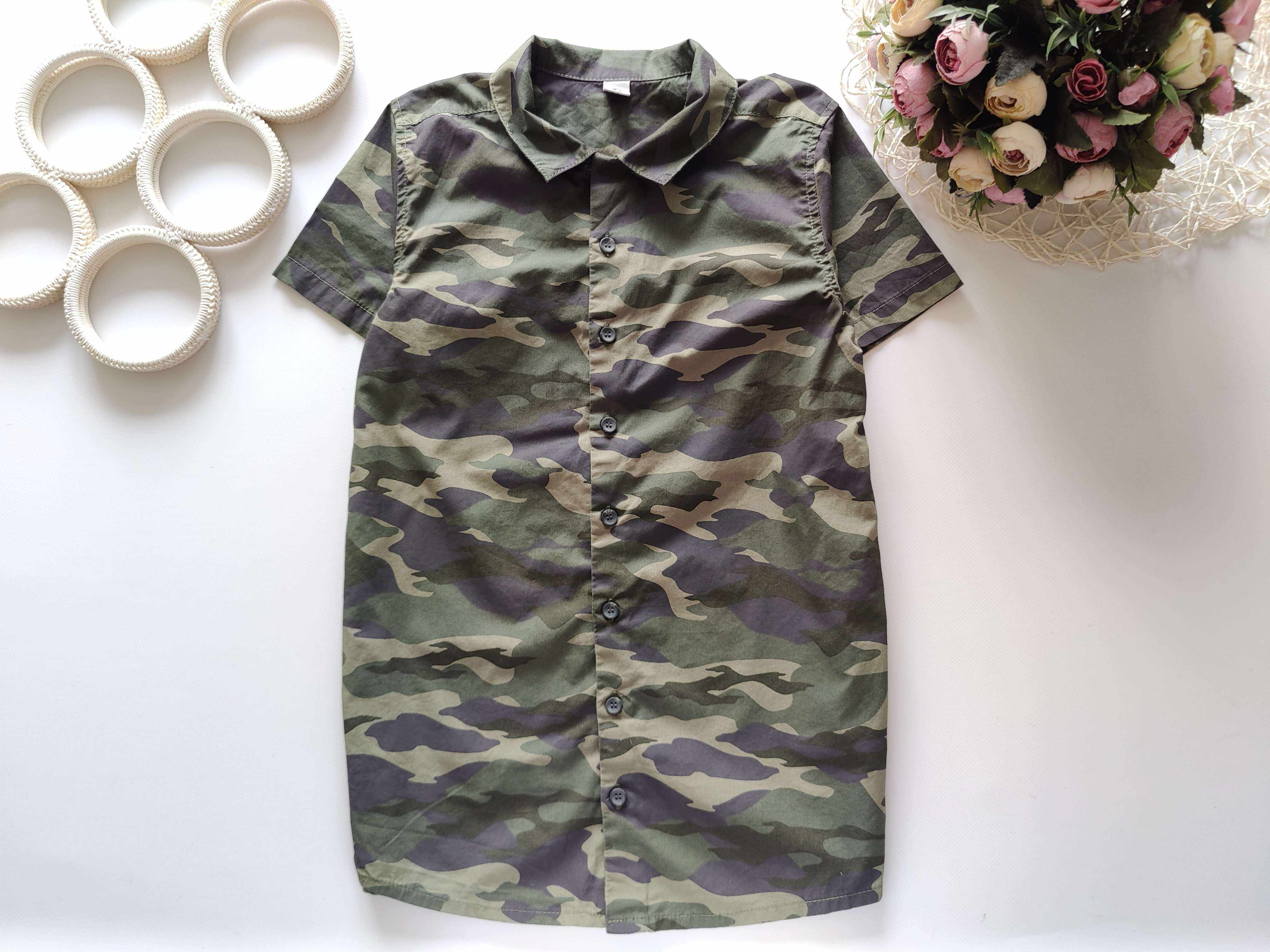 12 років, зріст 152 Камуфляжна сорочка