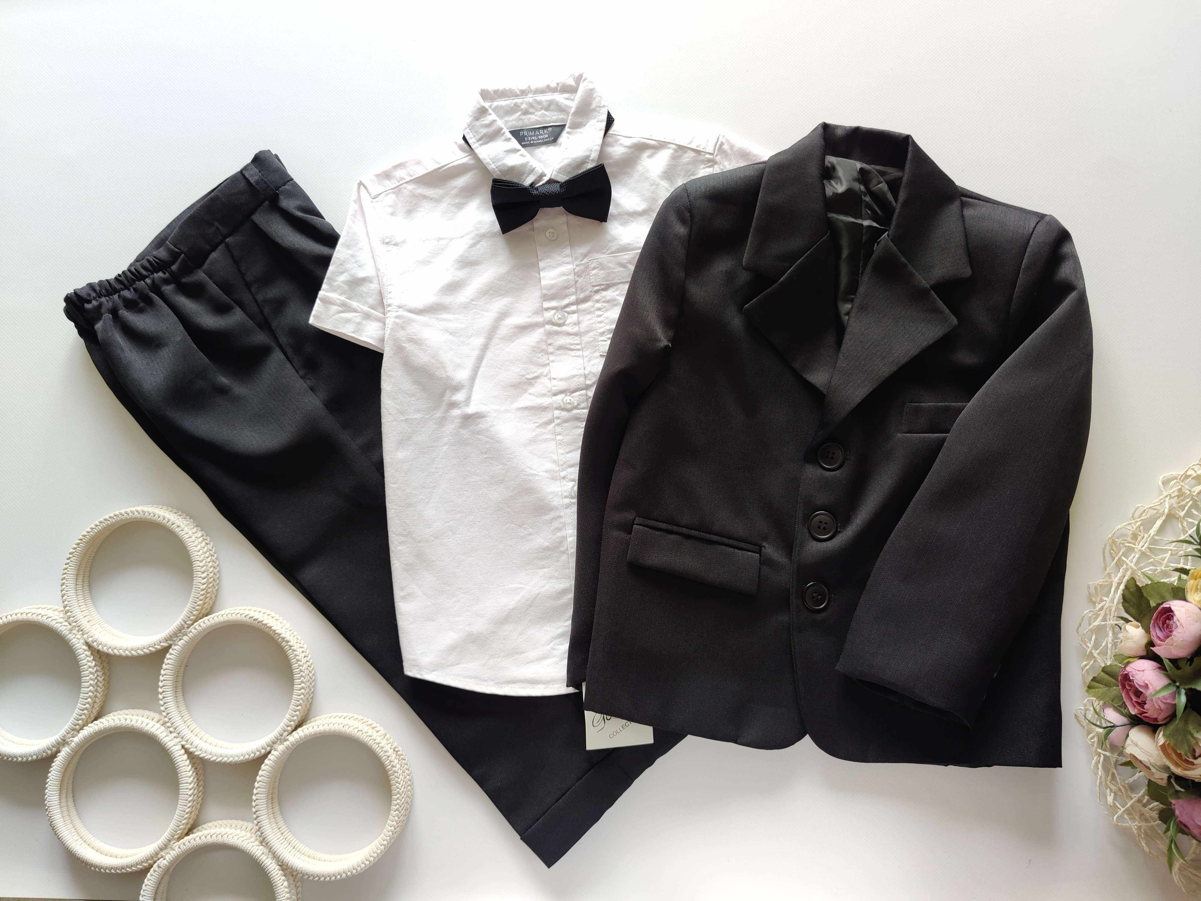 2,3 года, рост 98 Новый нарядный костюм+ рубашка