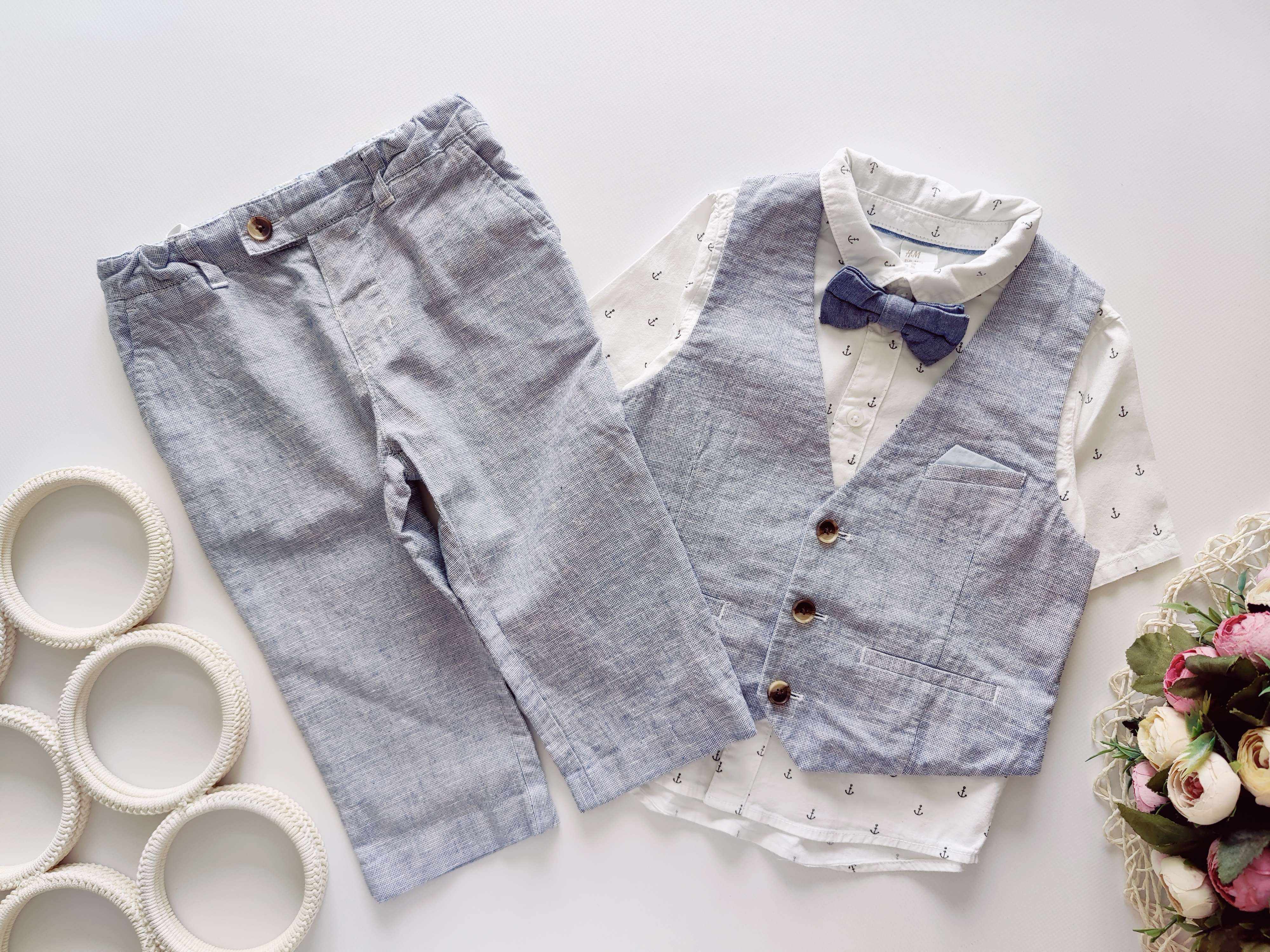 1-2 роки, зріст 86-92 Ошатний дитячий костюм хлопчику