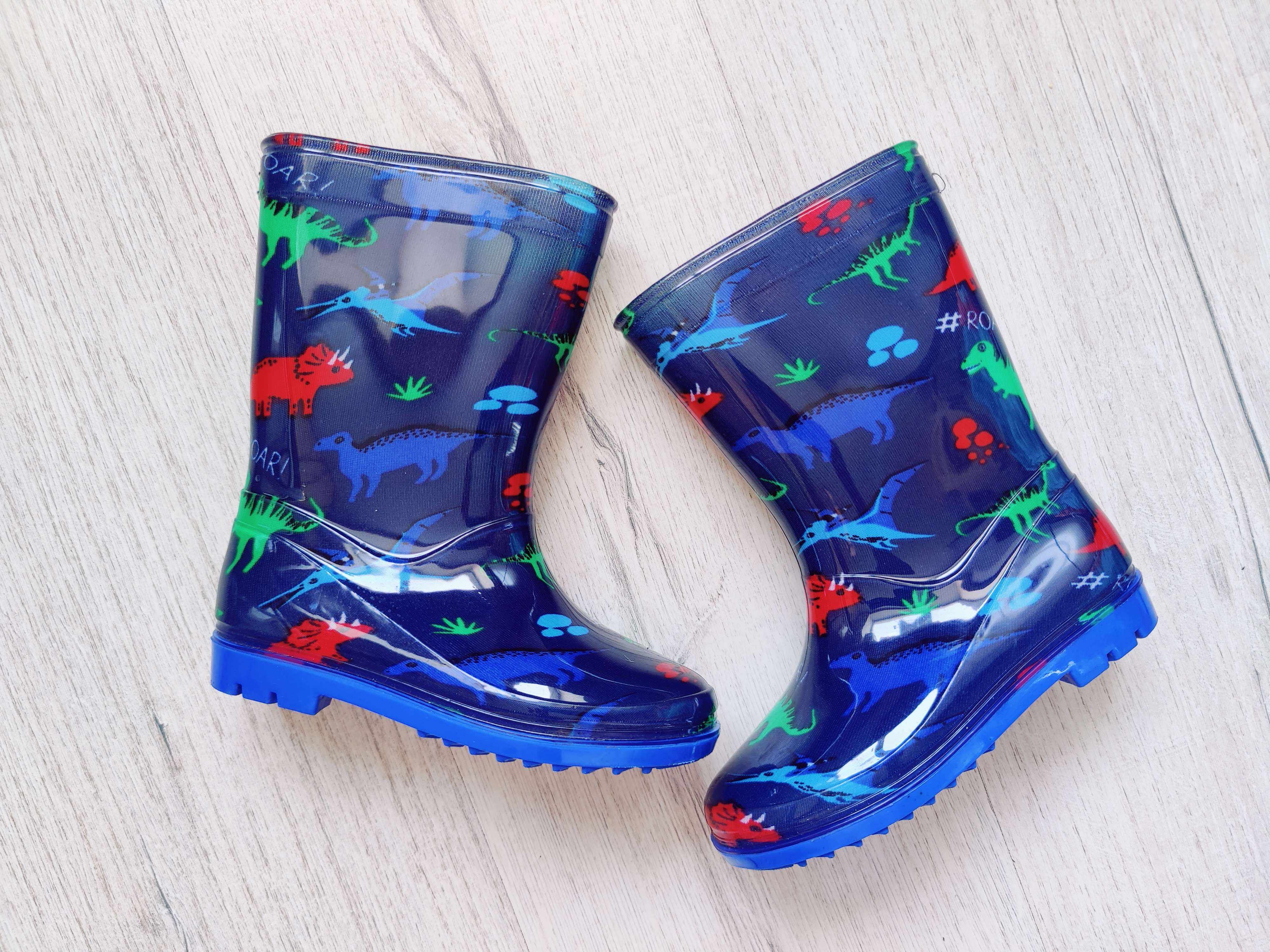 25-26 (17 см) Гумові чоботи у динозаврах