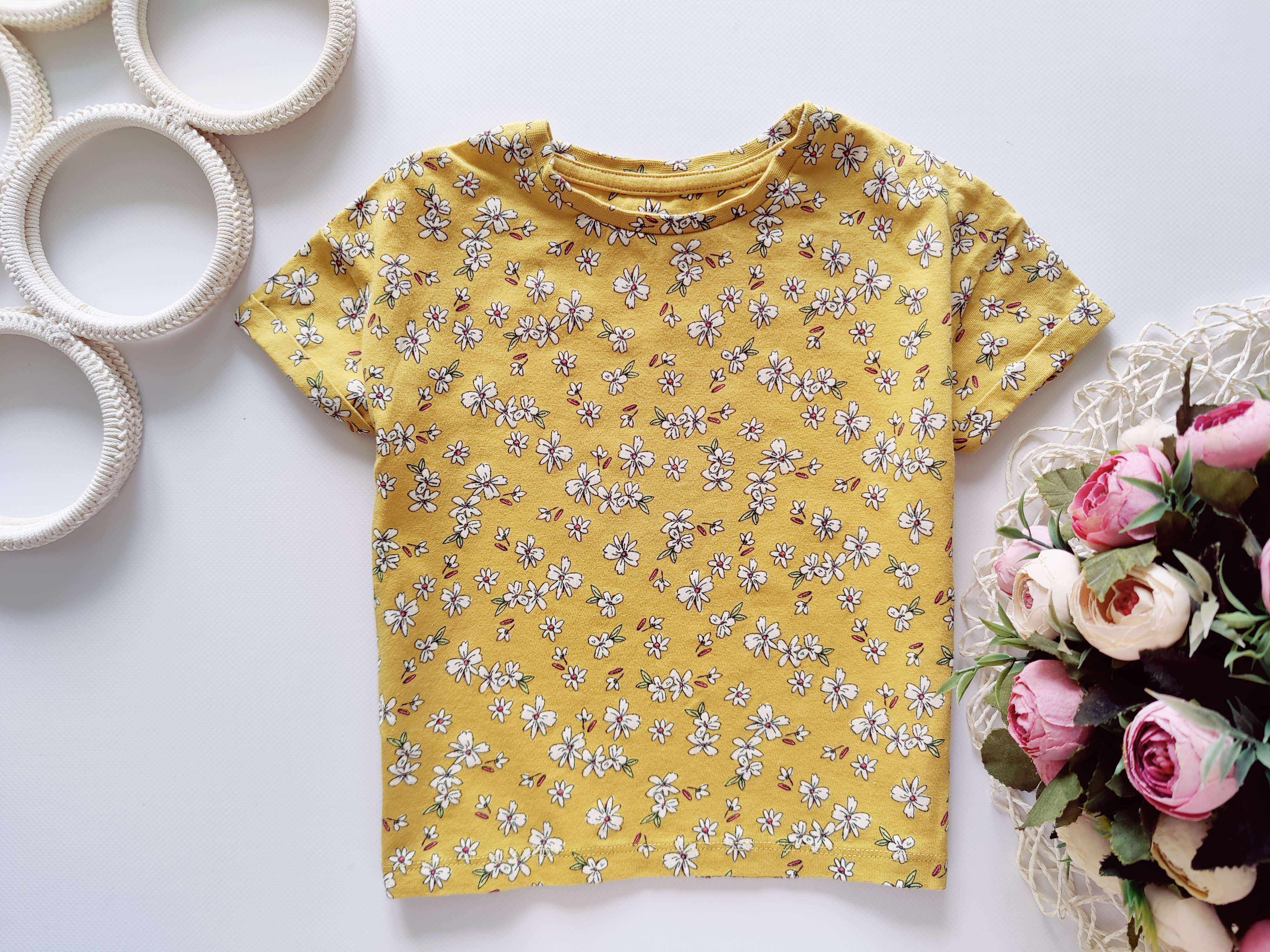 2,3 роки, зріст 92,98 Футболка квіткова