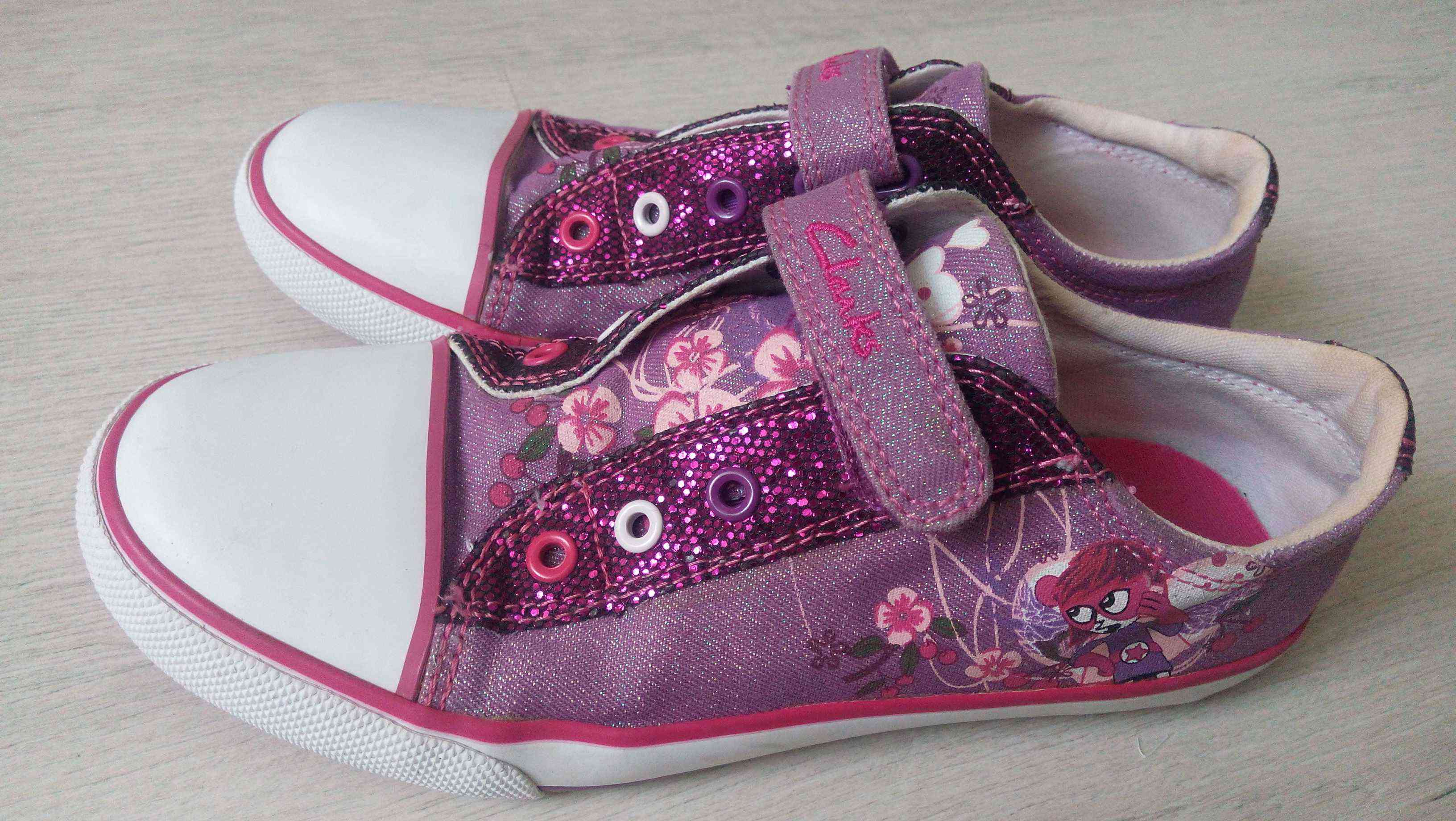 34 (22 см) Clarks (Кларкс) Кеды для девочки