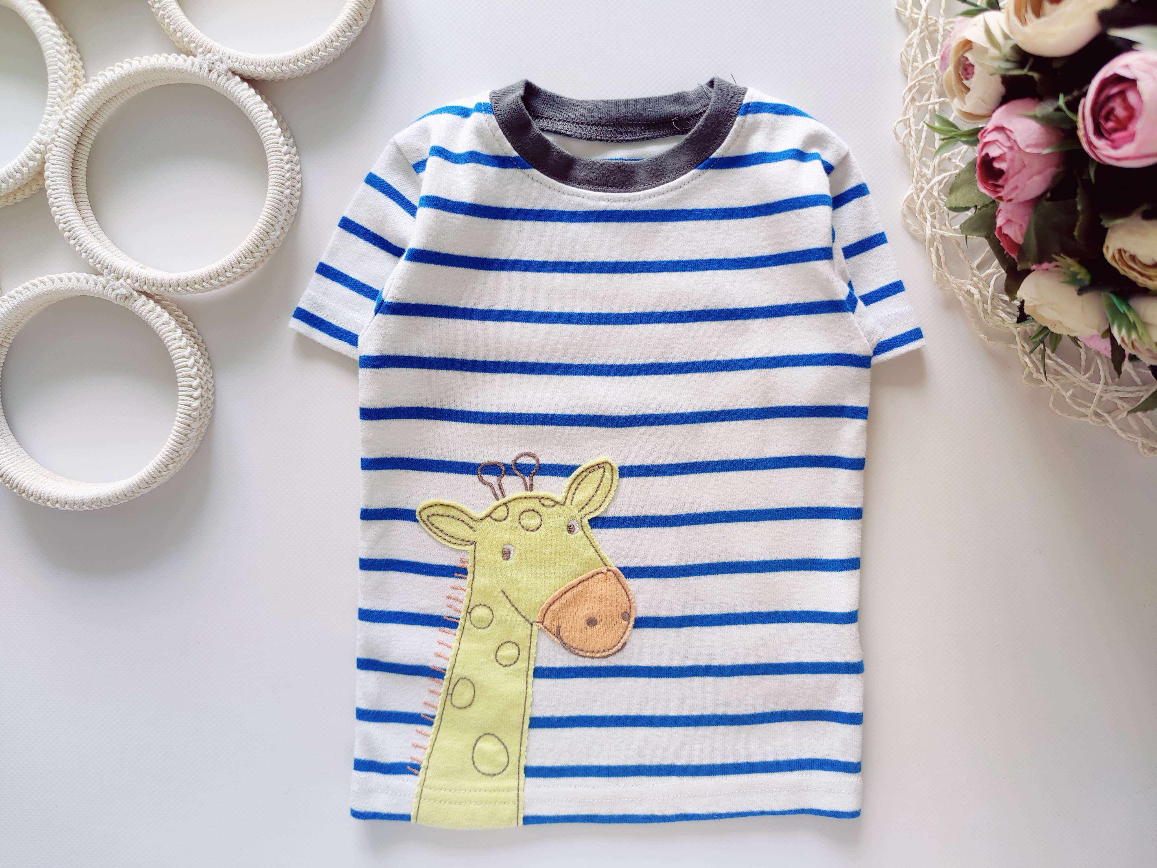2 года, рост 92 Фуболка жираф