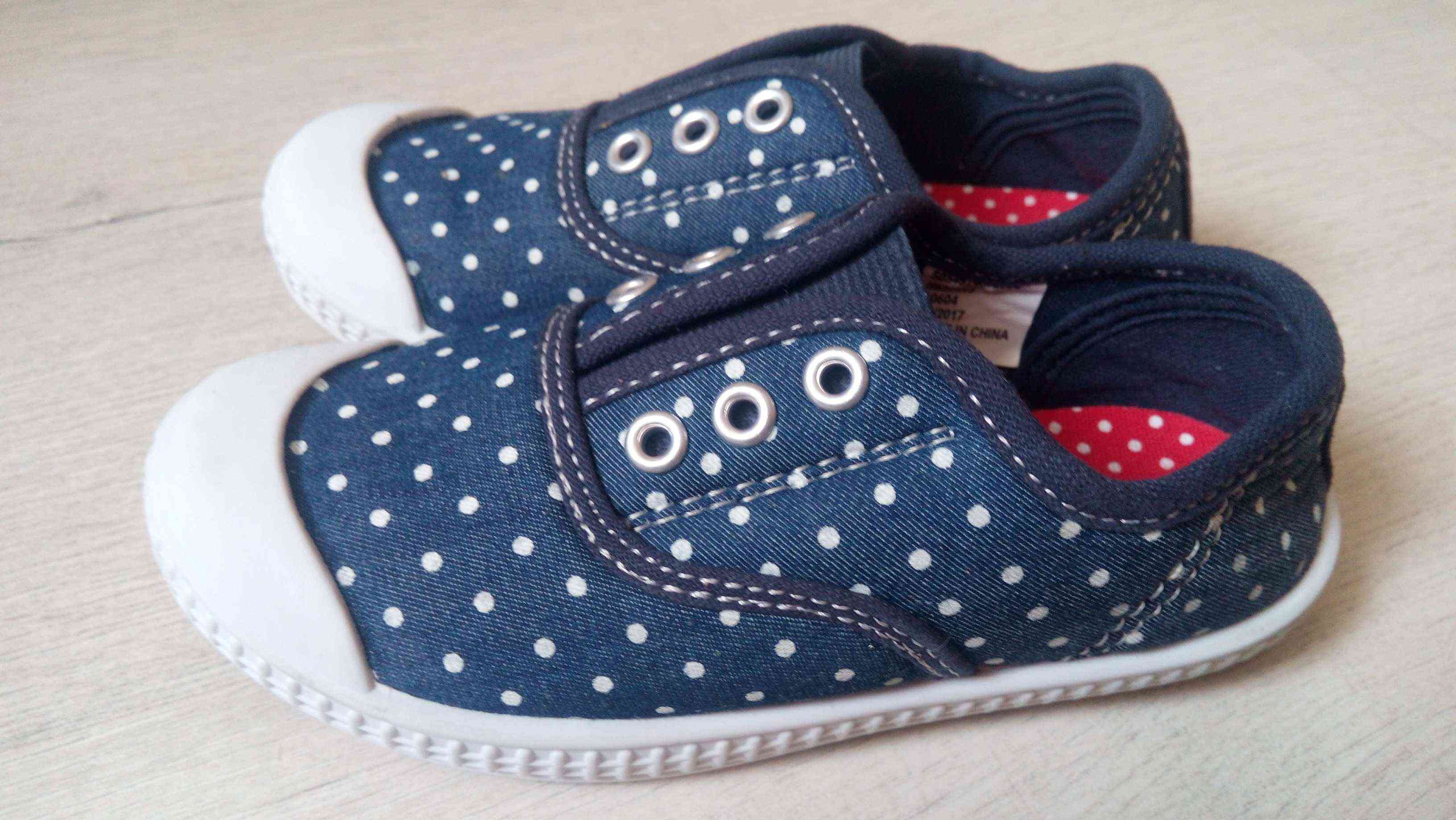 24 (15 см) George (Джордж) Кеды для девочки на резинке