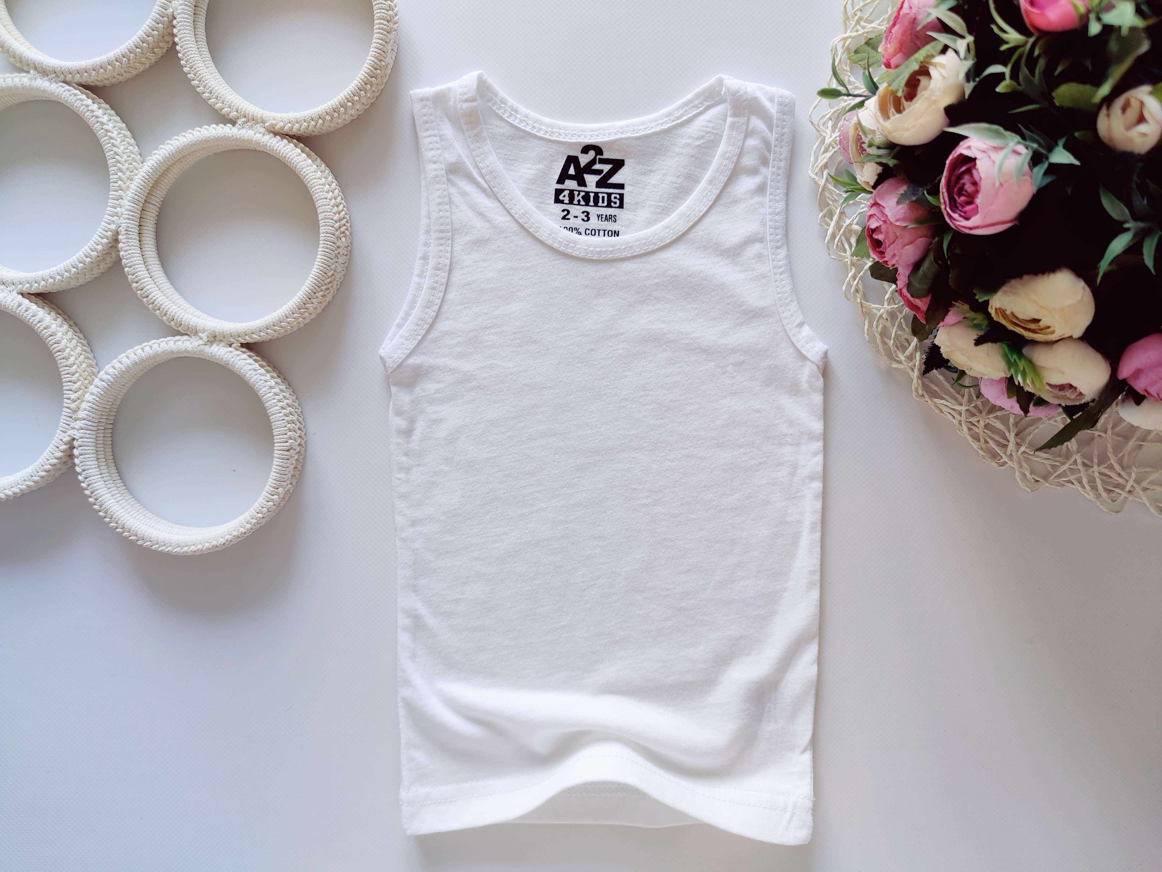 2,3 роки, зріст 92,98 Нова біла майка на худу дитину