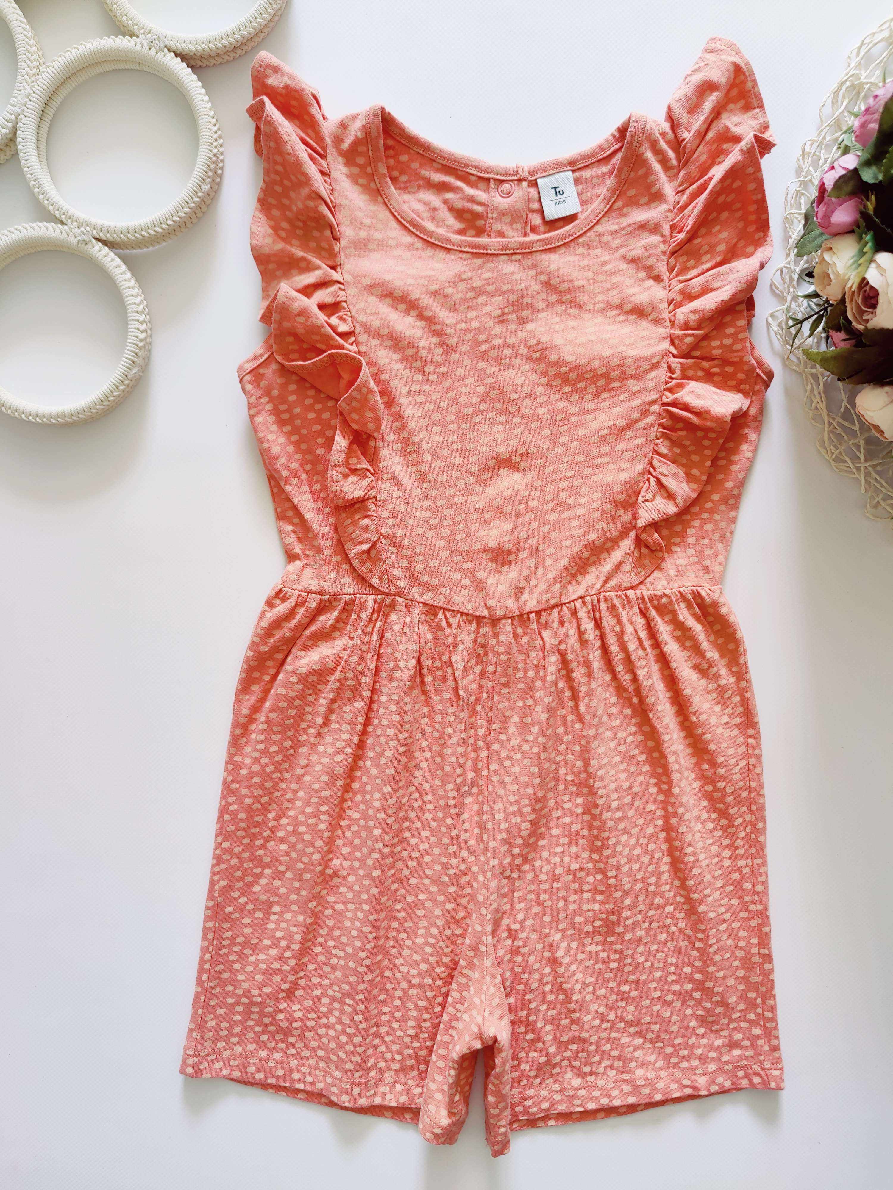 3,4 года, рост 98,104 Красивый ромпер