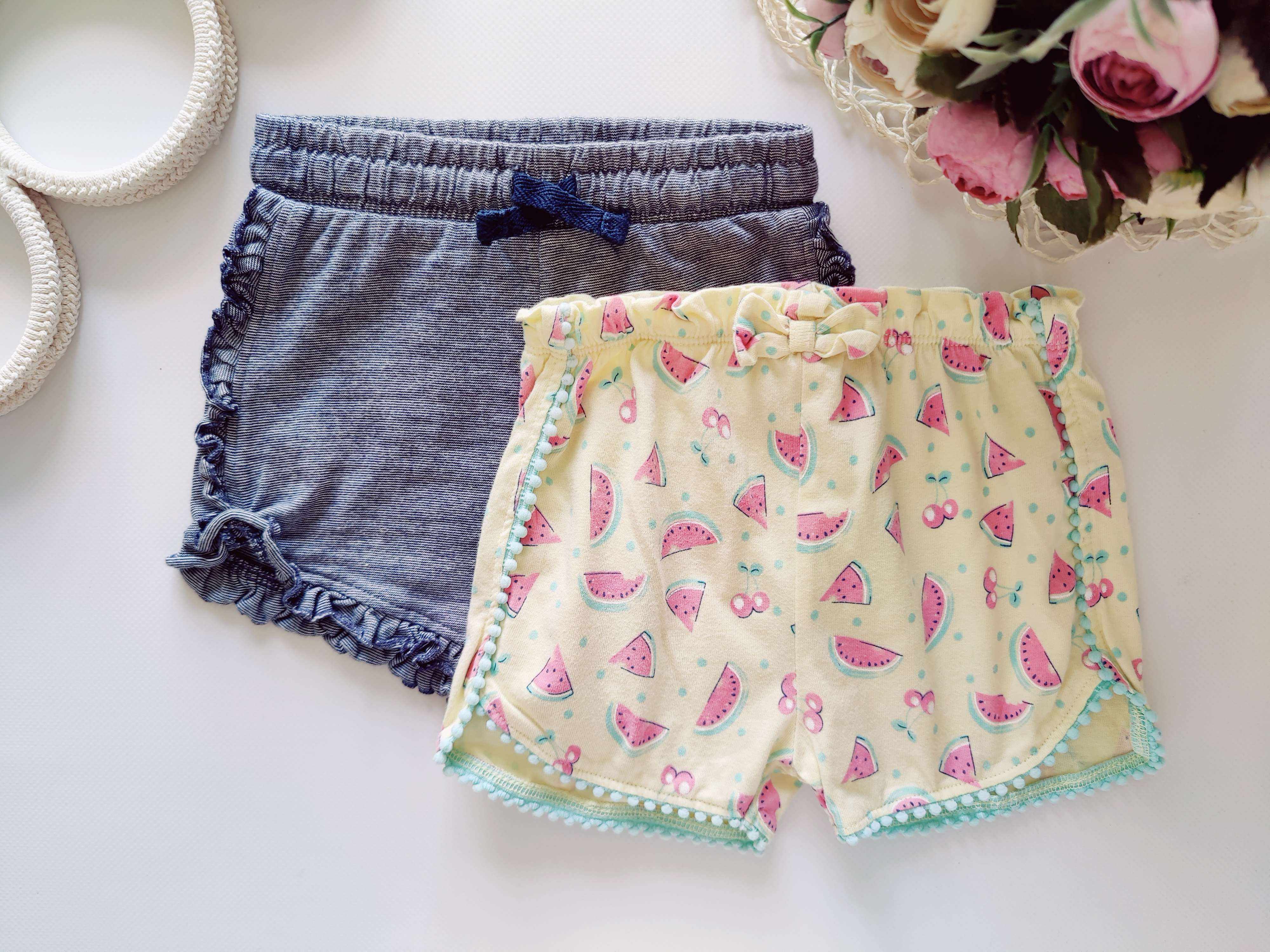 12,18 міс, зріст 80,86 Набір трикотажних шортів