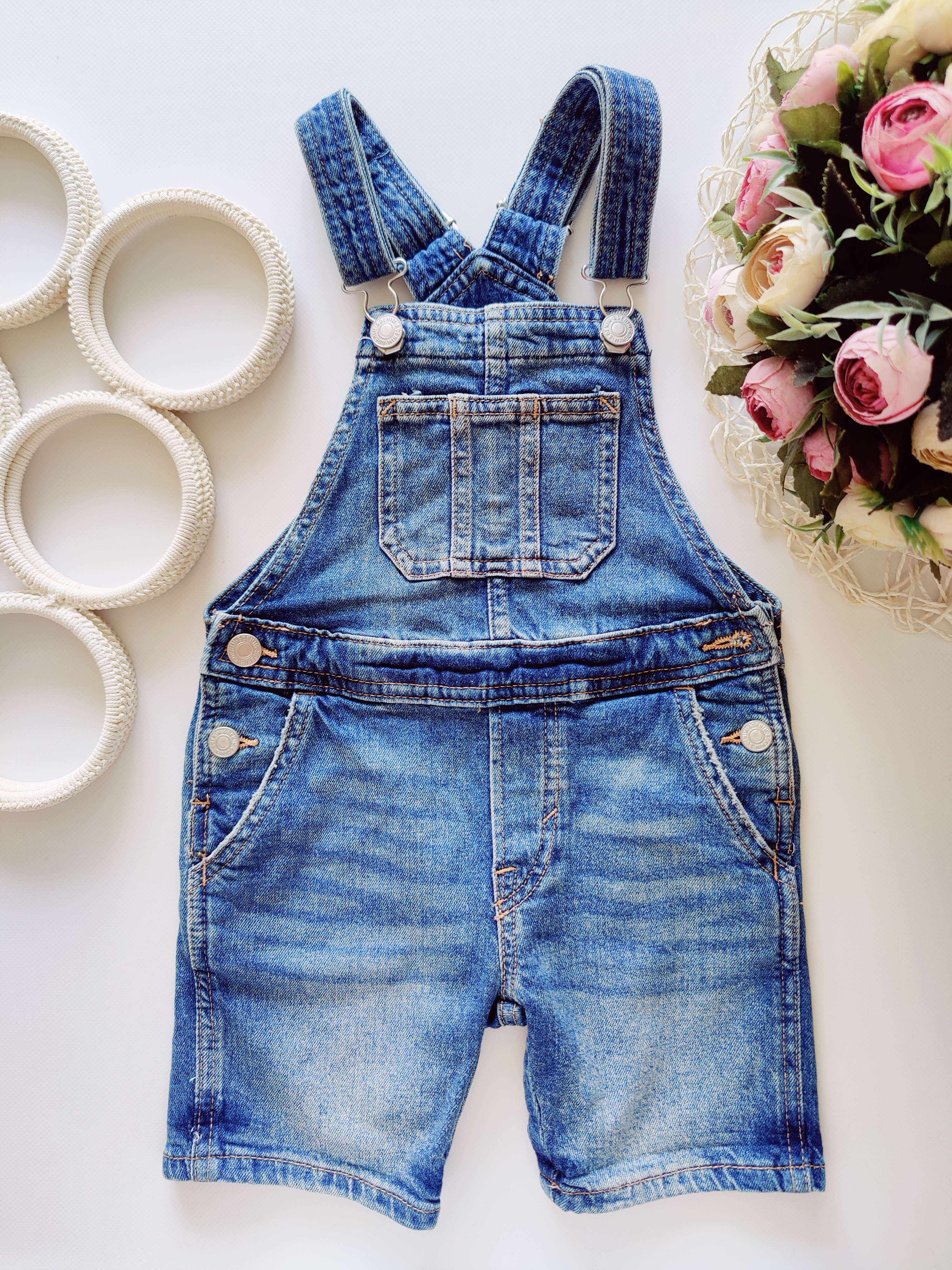 1,5,2 роки, зріст 92 Джинсовий комбінезон