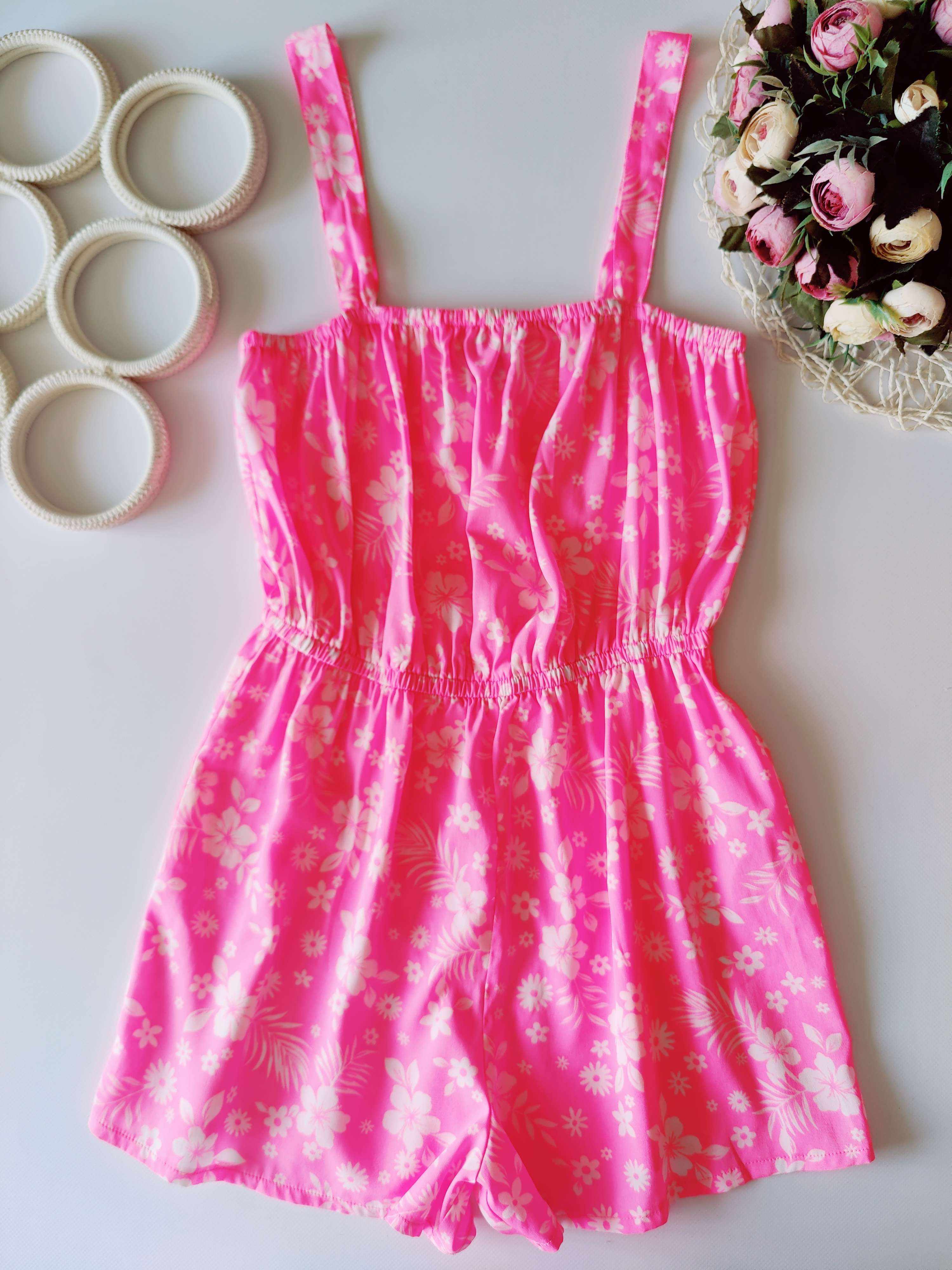 12,13 лет, рост 158 Легкий воздушный ромпер