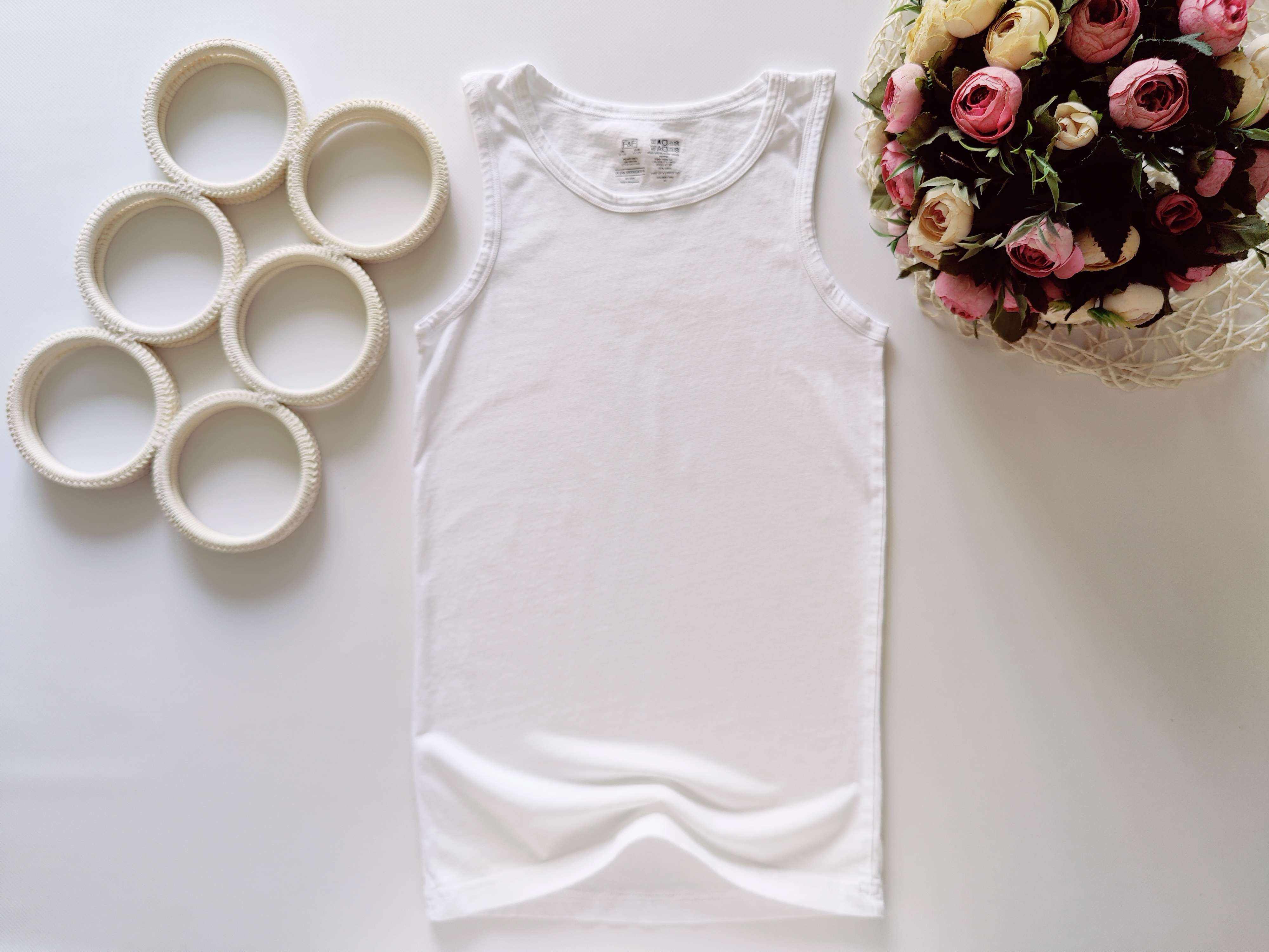 11,12 років, зріст 146,152 Біла майка на худенького