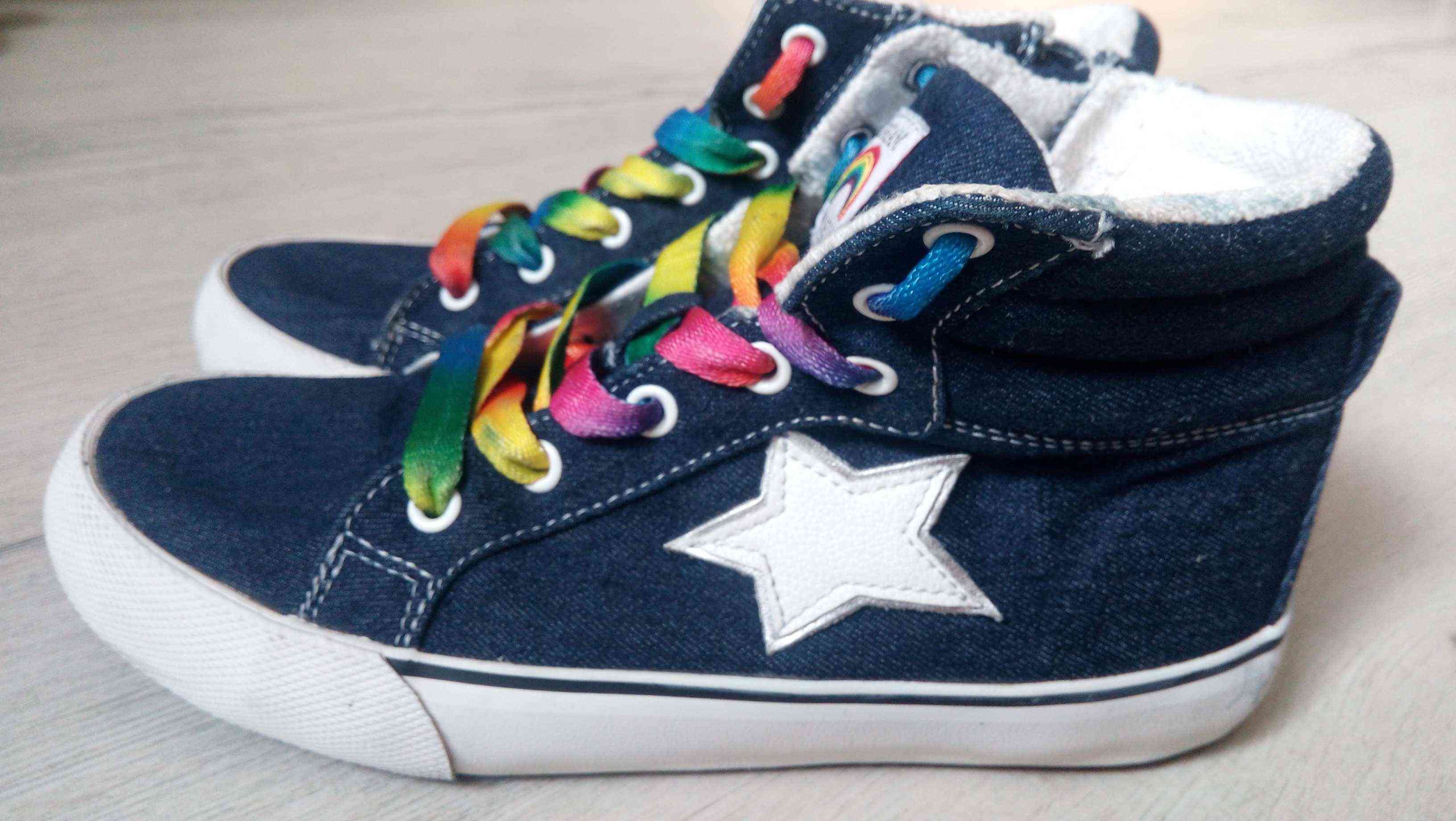 34 (21,5 см) Некст 2017 Хайтопи для дівчинки