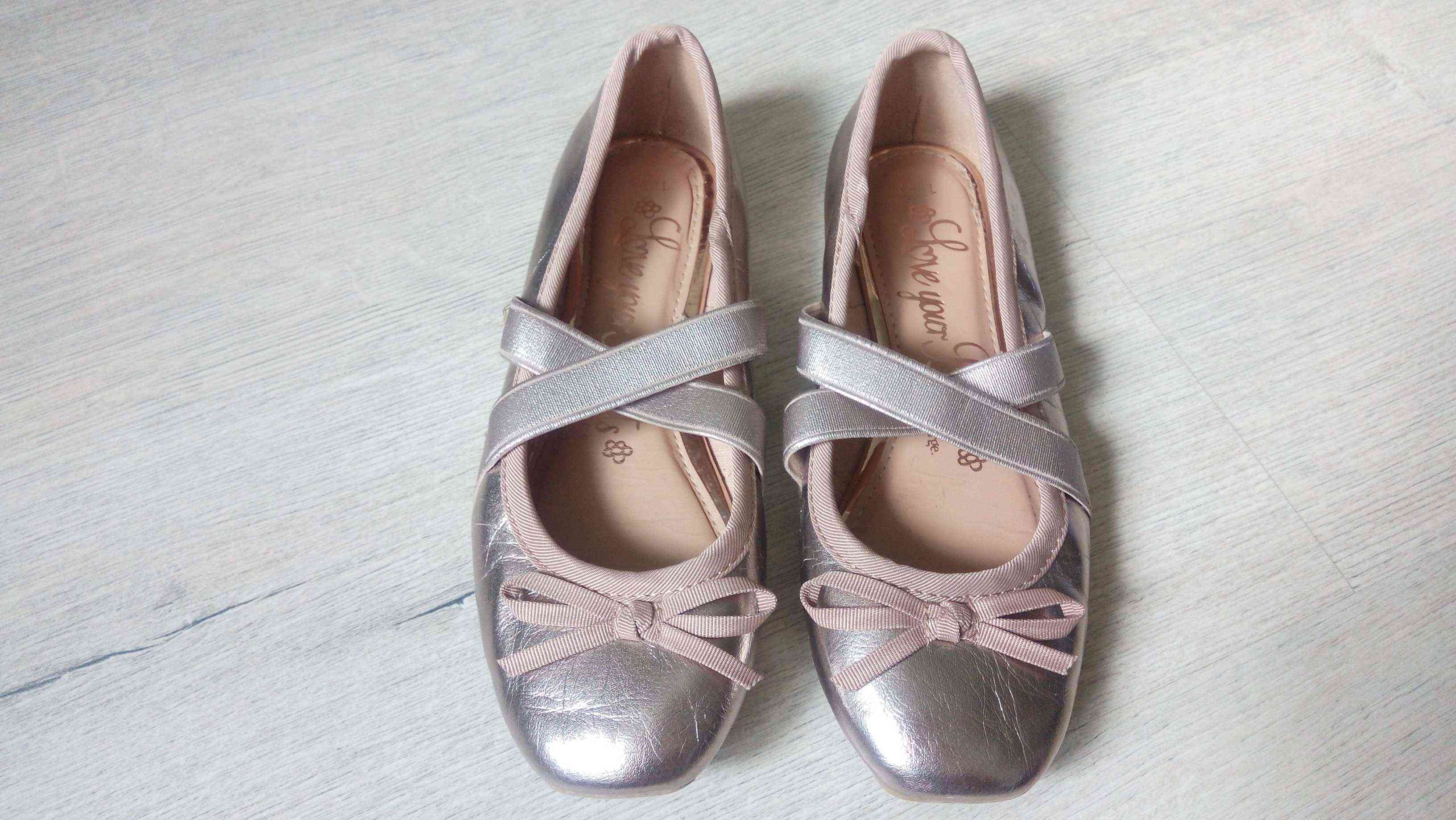 33 (21 см) Туфли- балетки для девочки