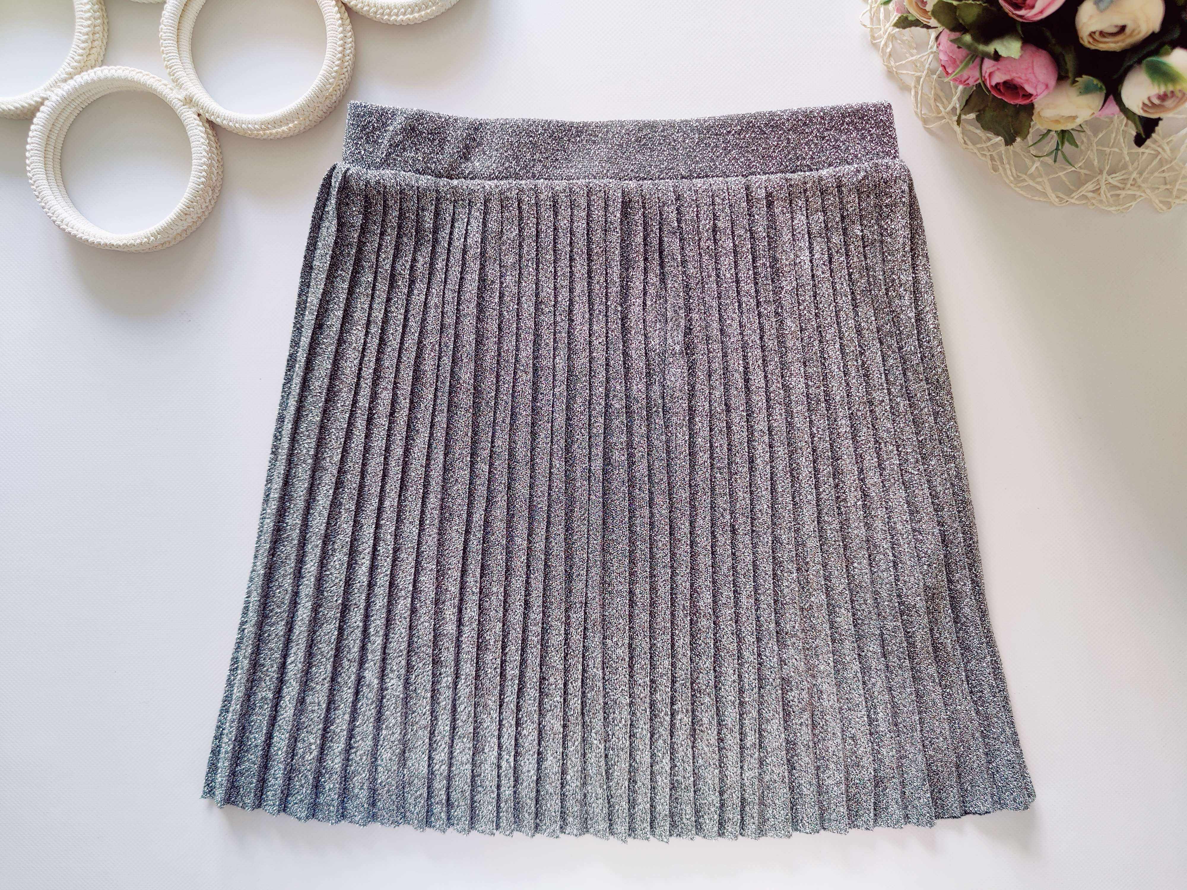 12,13 років, зріст 158 Нова срібляста спідниця