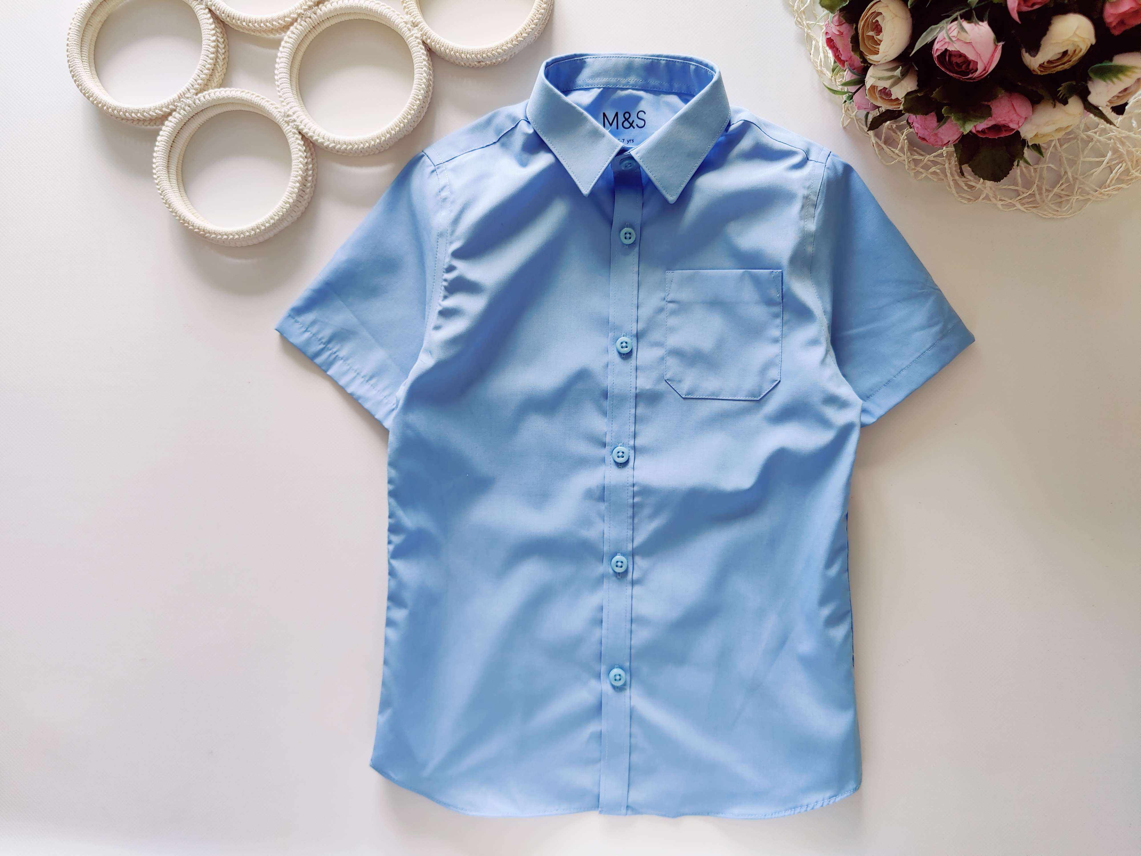 6,7 лет, рост 122 Новая детская рубашка