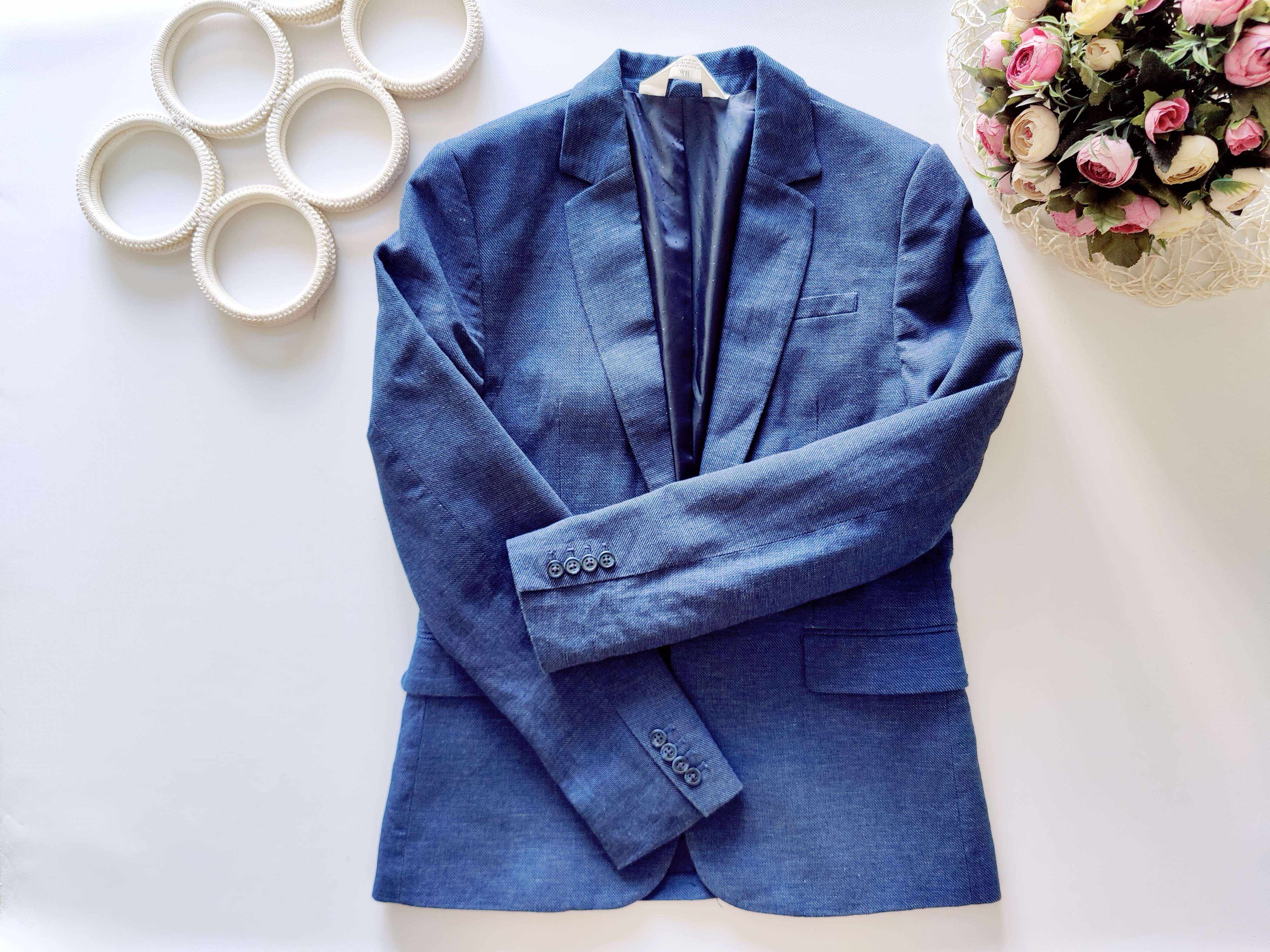 12,13 лет, рост 158 Детский качественный пиджак