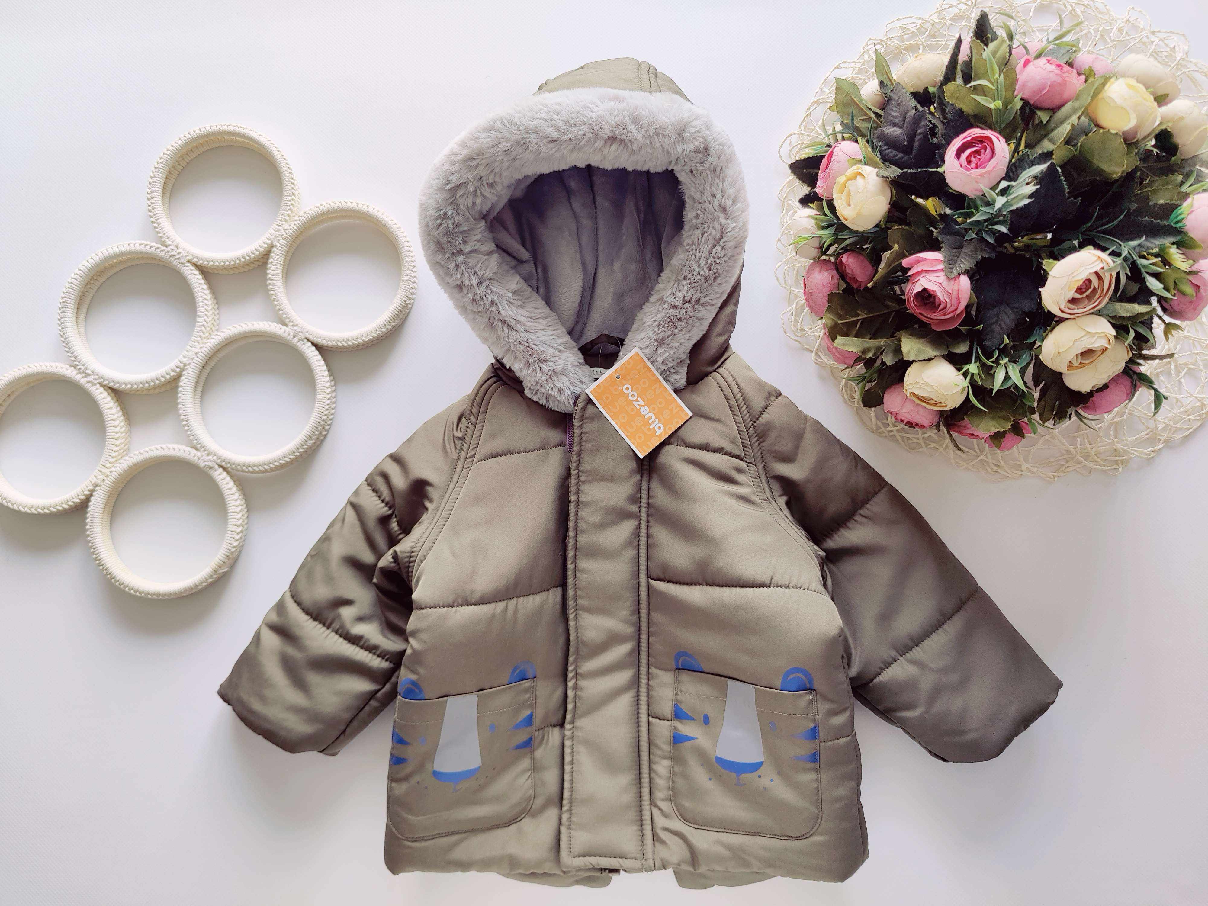 6,9 міс, Нова тепла курточка на синтепоні