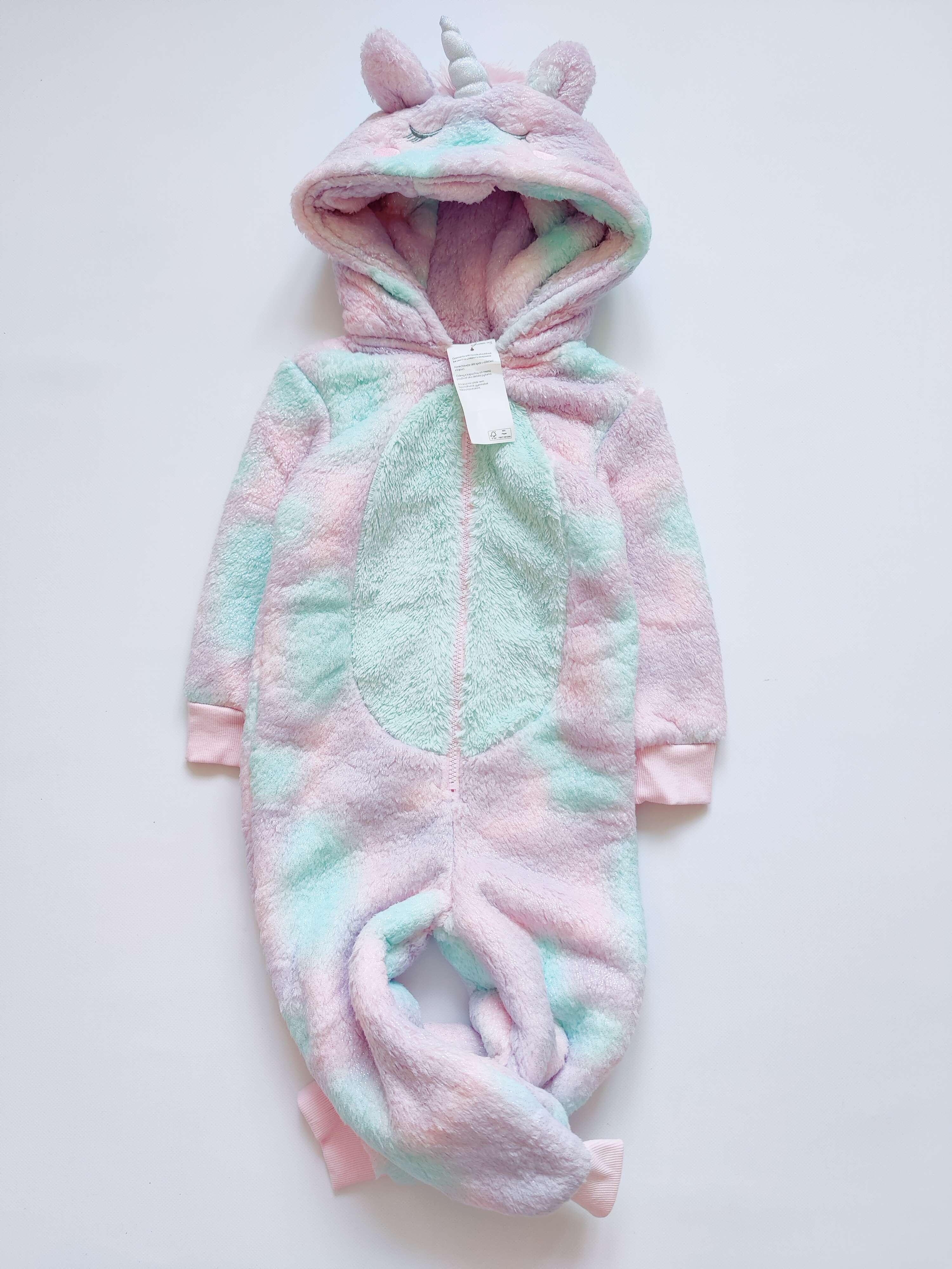 3,4 роки, зріст 104 Новий теплий кігурумі єдиноріг