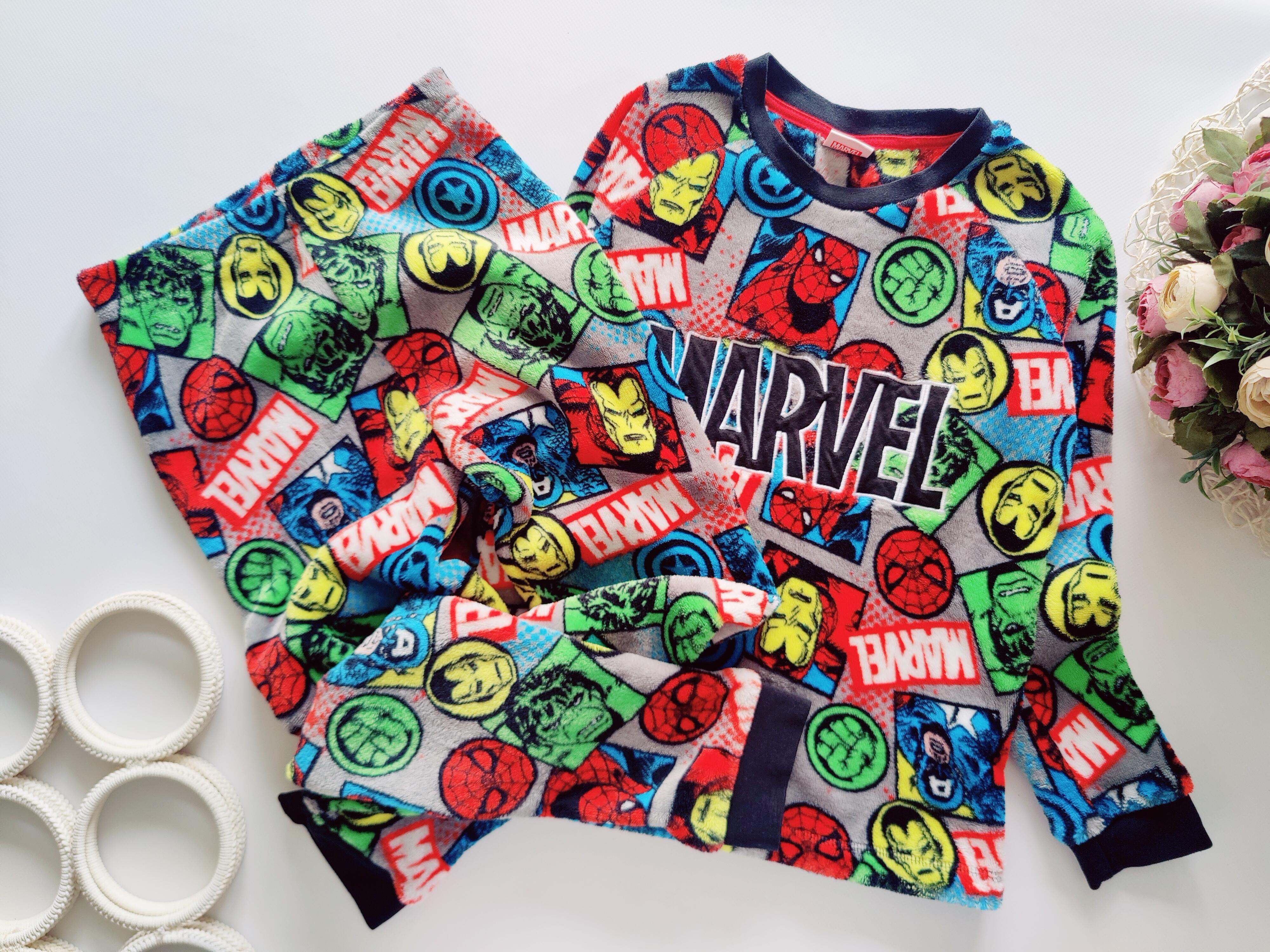 8,9 років, зріст 128,134 Тепла піжама з героями