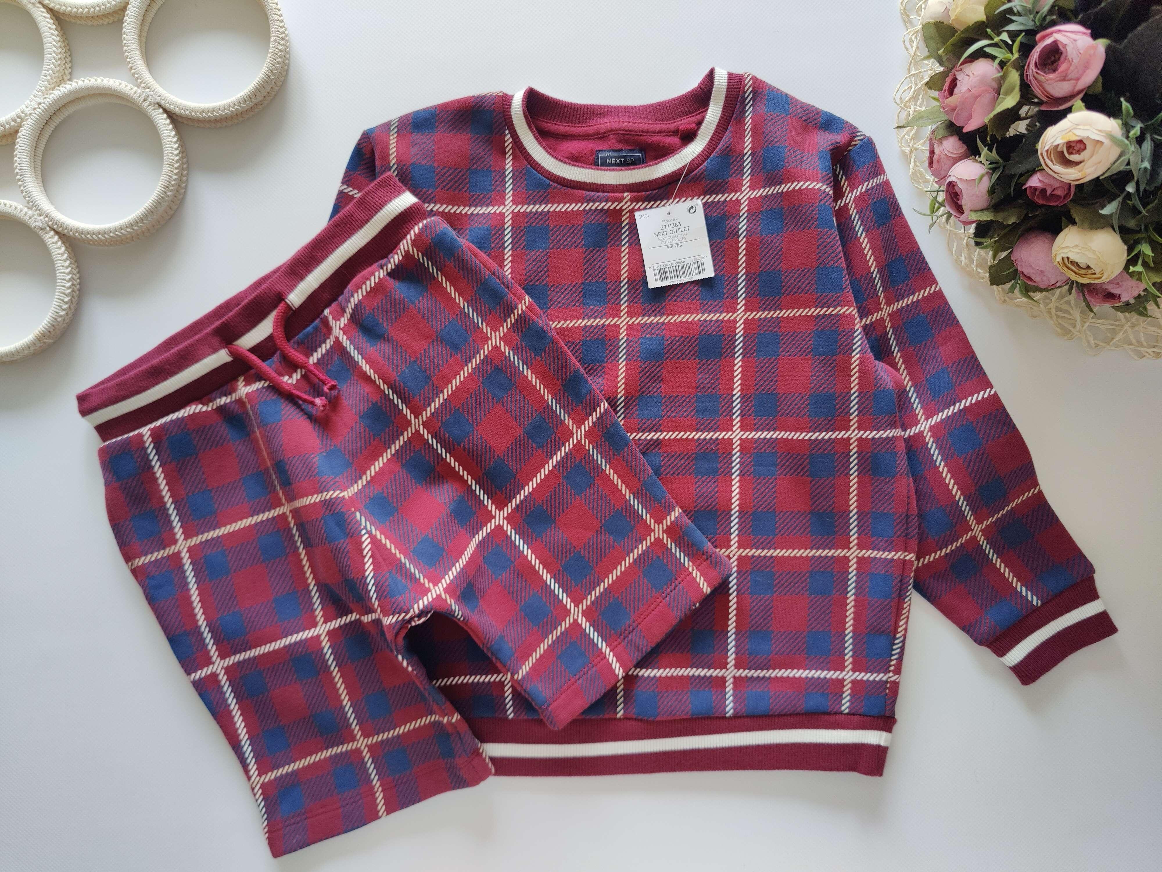 5,6 років, зріст 116 Новий світшот та шорти, фліс