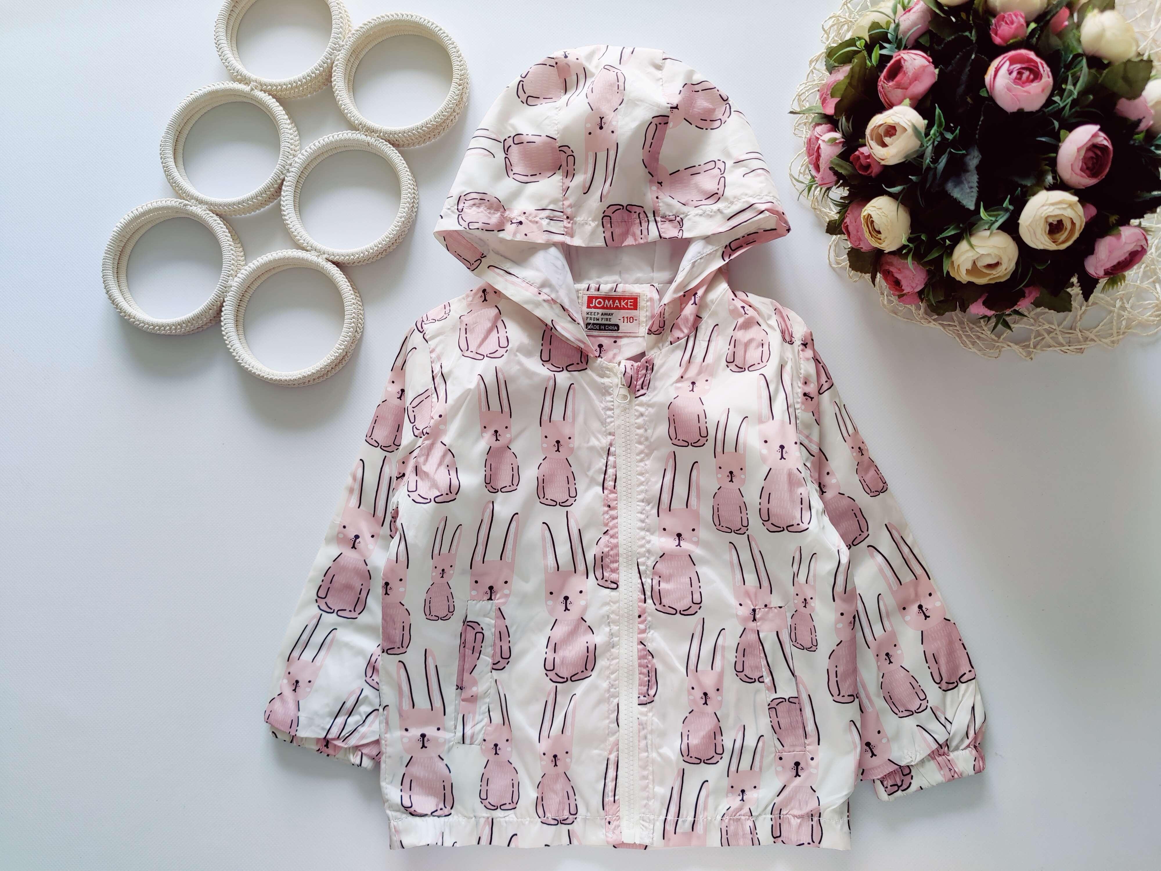 4,5 лет, рост 110 Легкая ветровка (плащевка) в кролях