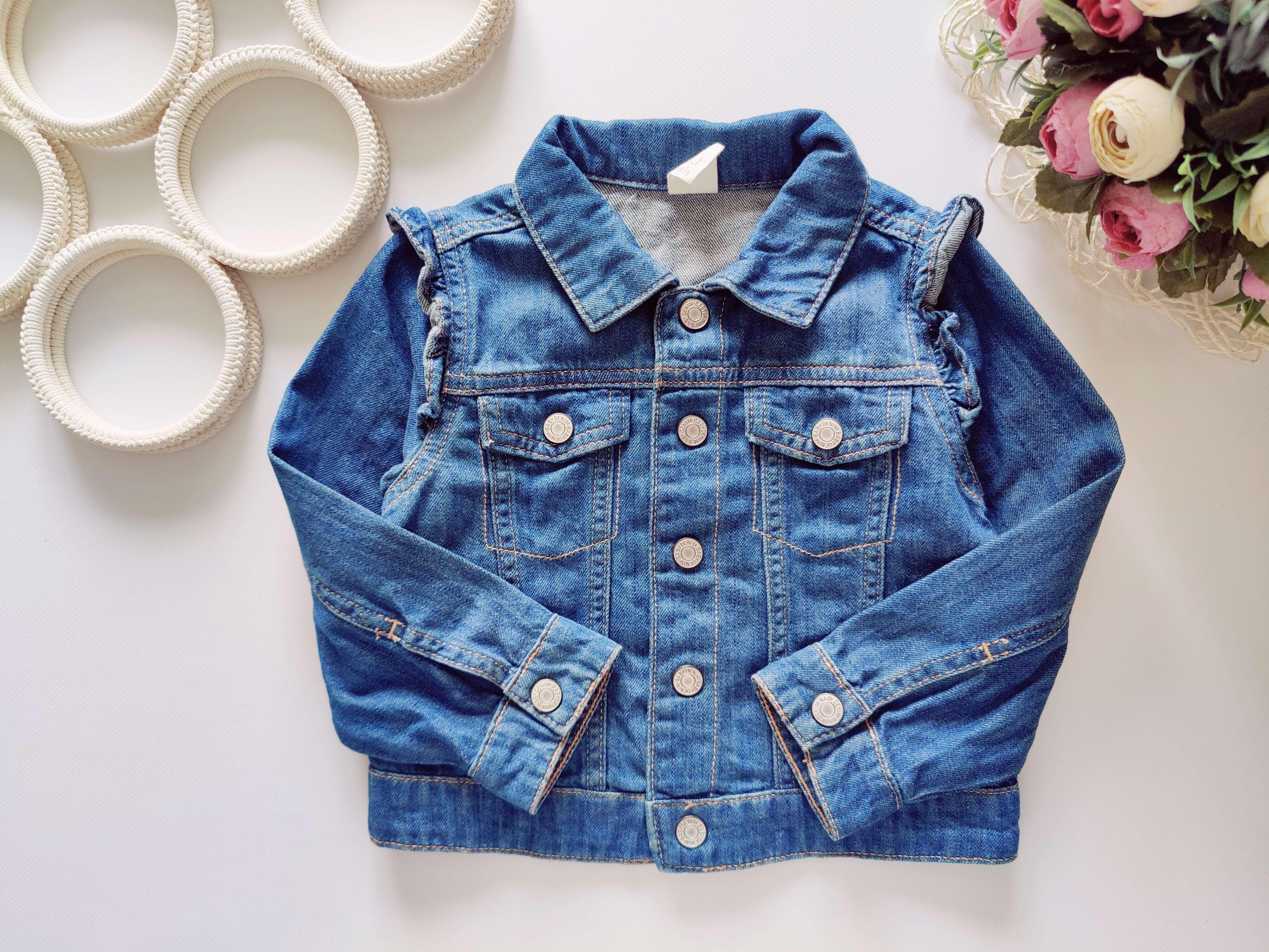 1,5,2 года, рост 92 Джинсовка на кнопках