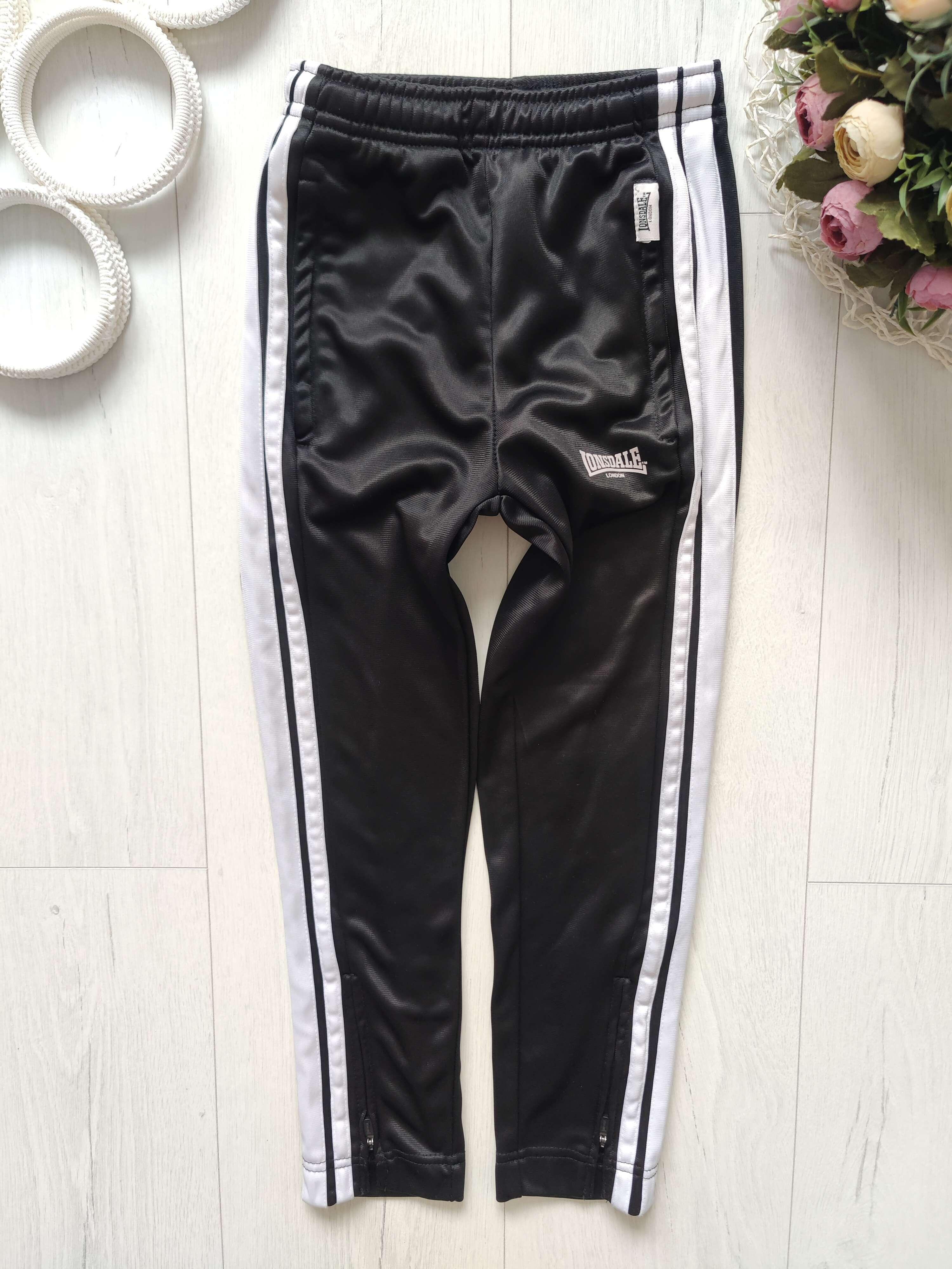 7,8 лет, рост 128 Спортивные штаны Lonsdale на худенького
