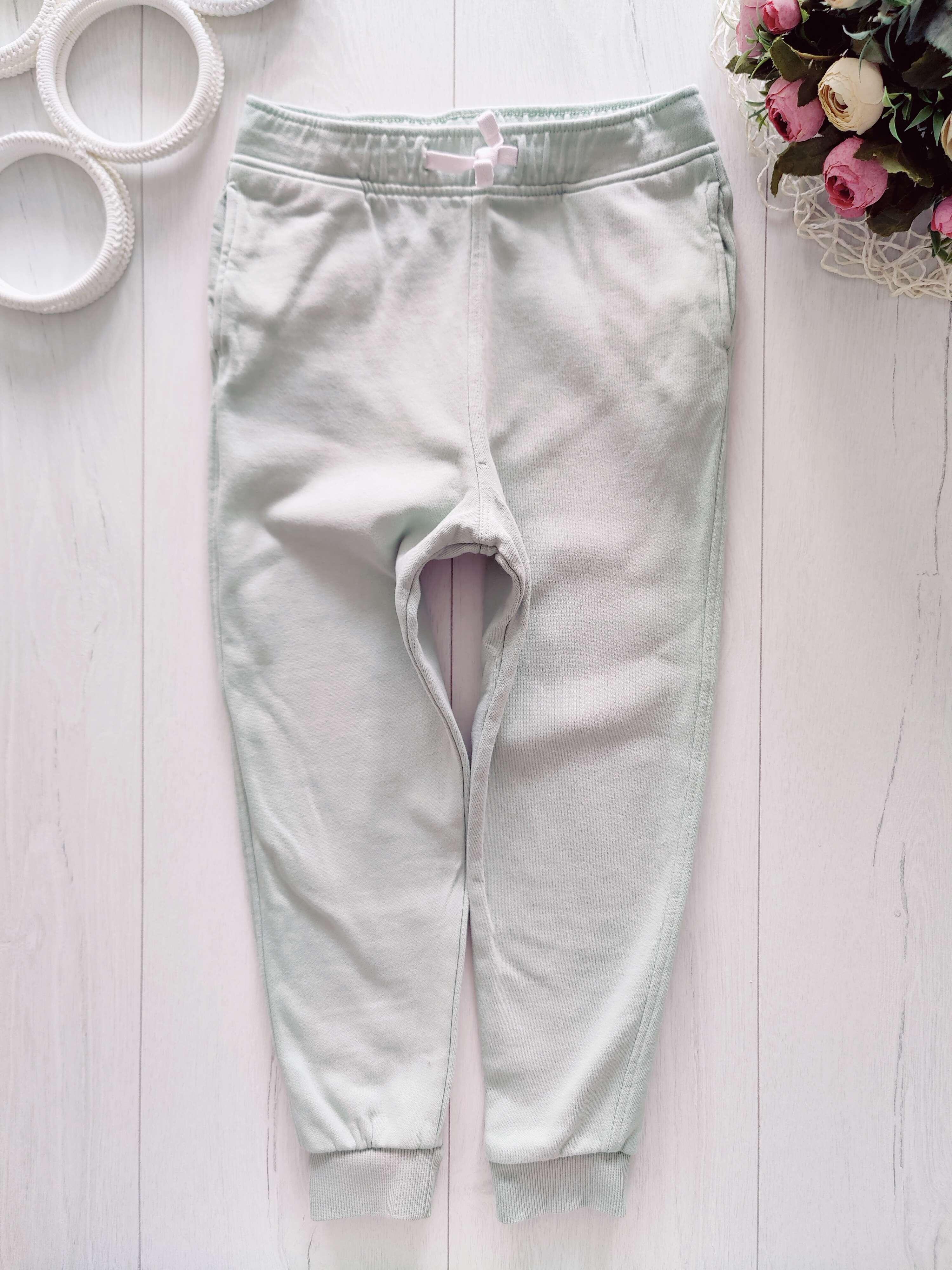 7 лет, рост 122 Детские мятные штаны спорт