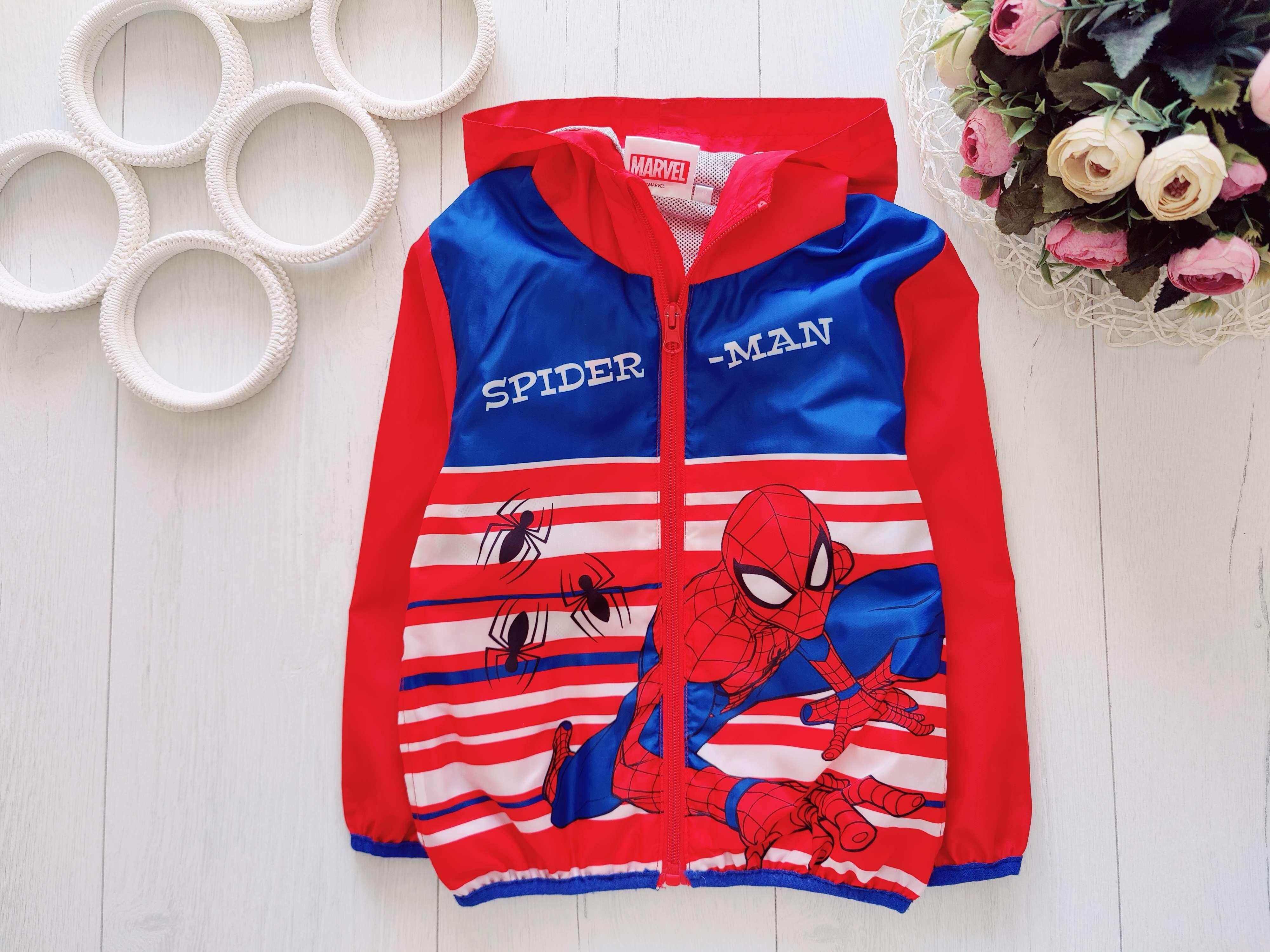 4 роки, зріст 104 Легка вітрівка людина -павук