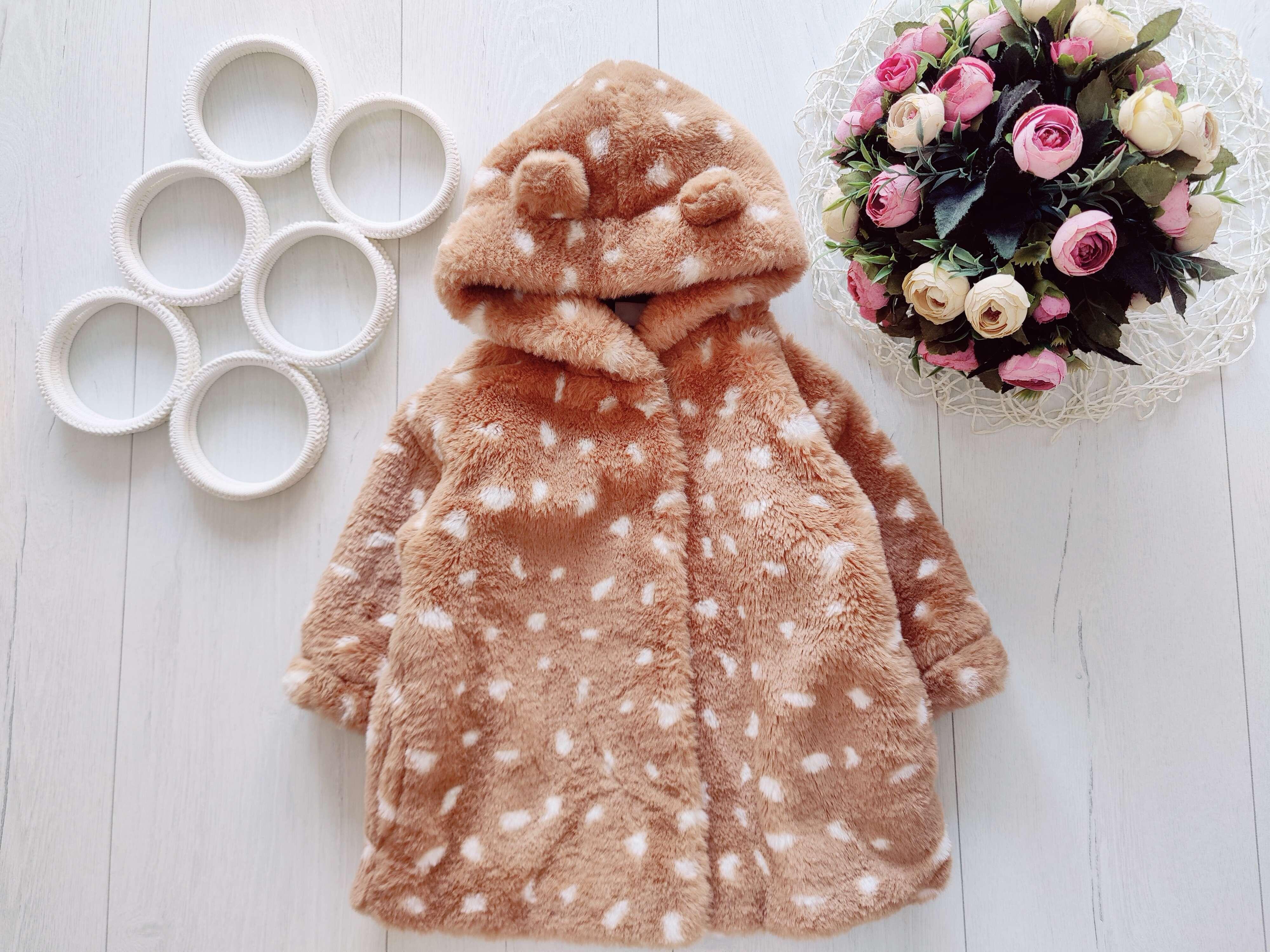 9,12 місяців, зріст 80 Тепле пальто