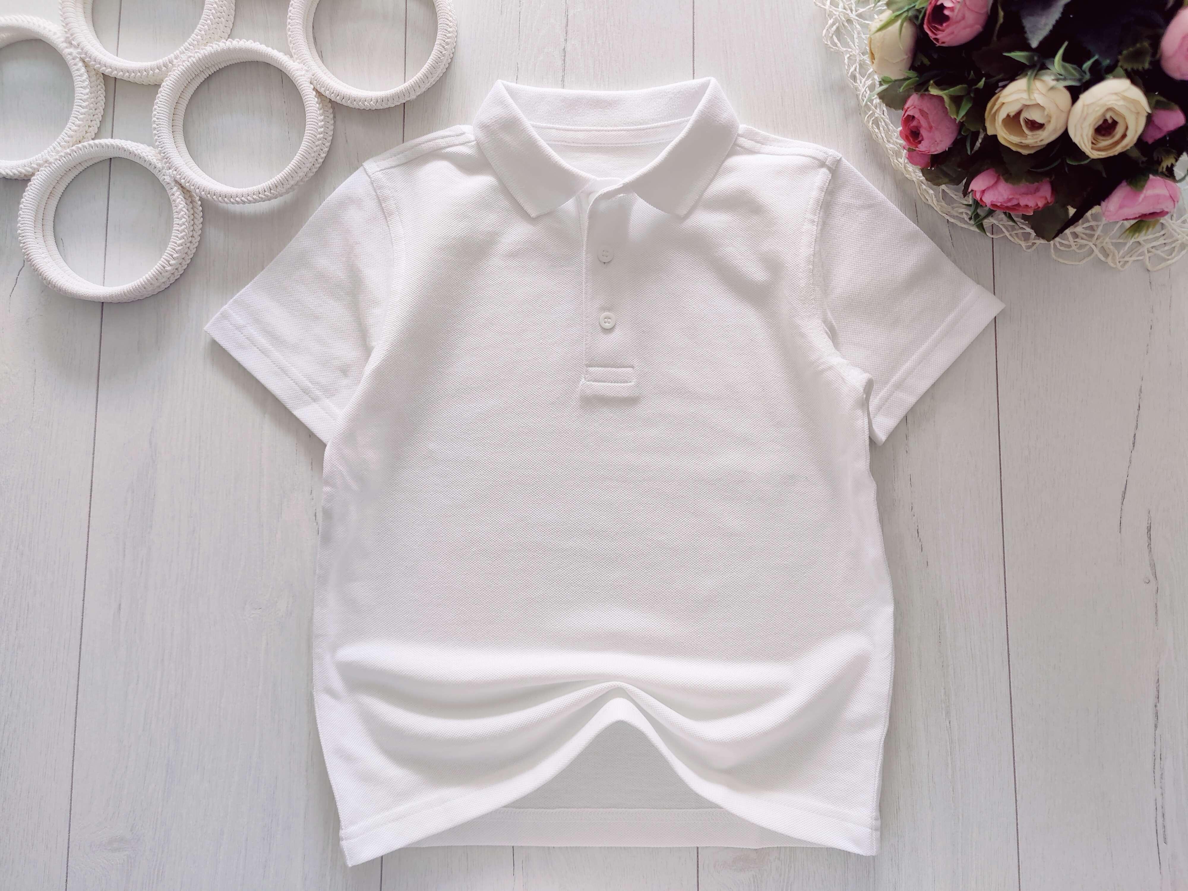 4,5 років, зріст 104,110 Нове біле поло