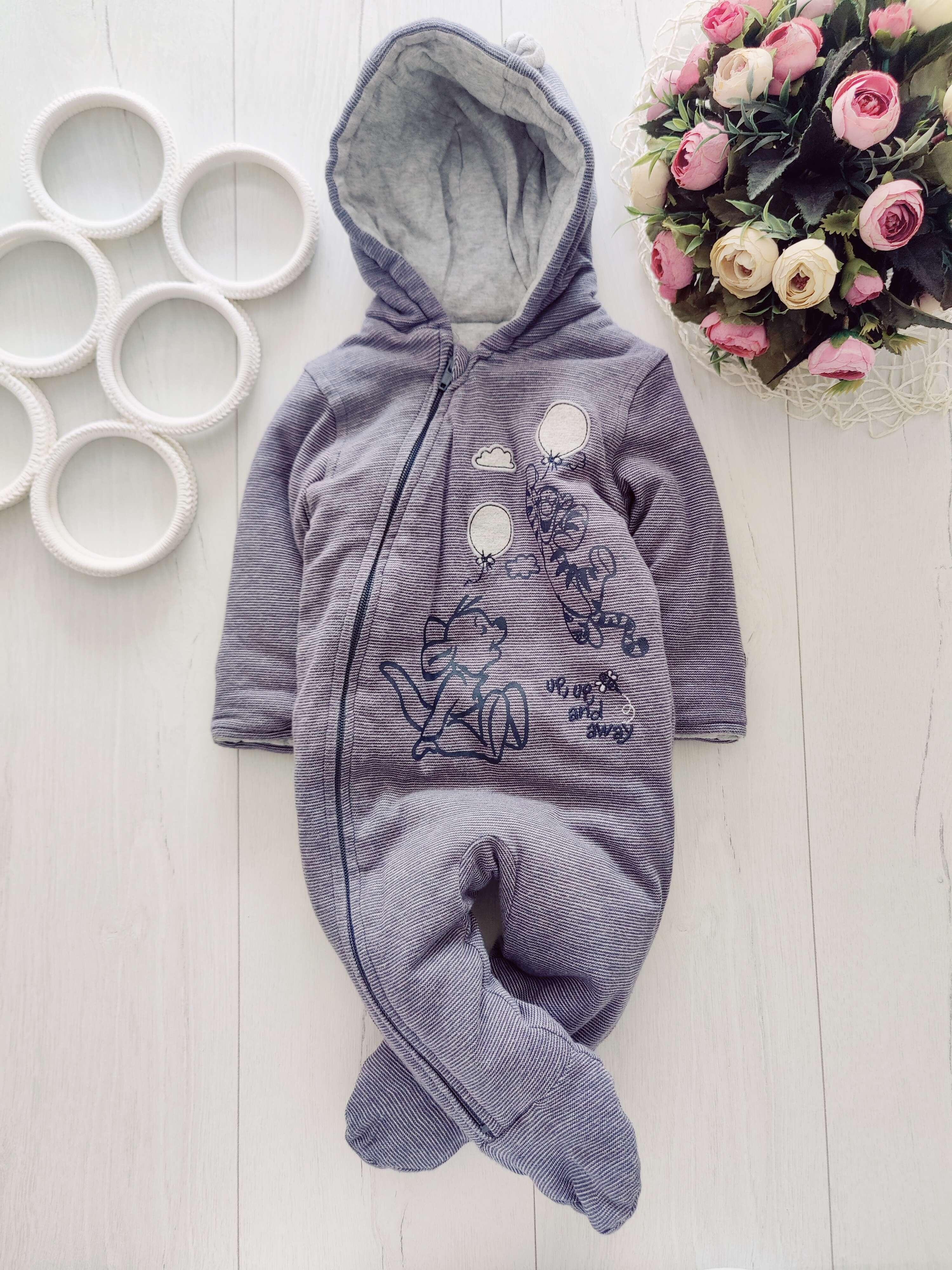 6,9 мес, рост 68,74 Деми комбинезон на тонком синтепоне