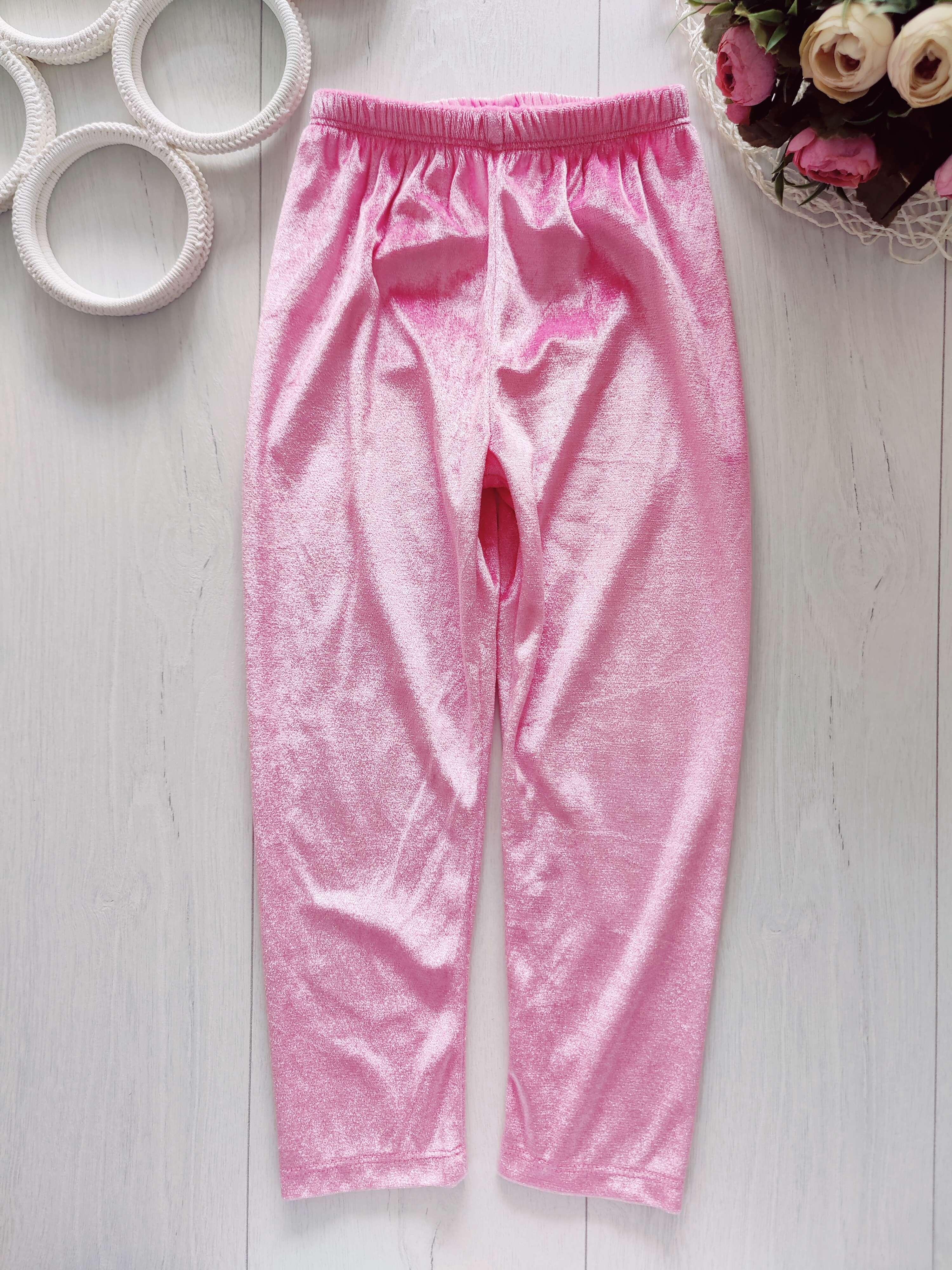 4,6 лет, рост 110,116 Розовые лосины