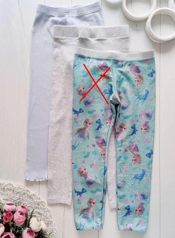 5,6 лет, рост 110,116 Голубые лосины в рубчик