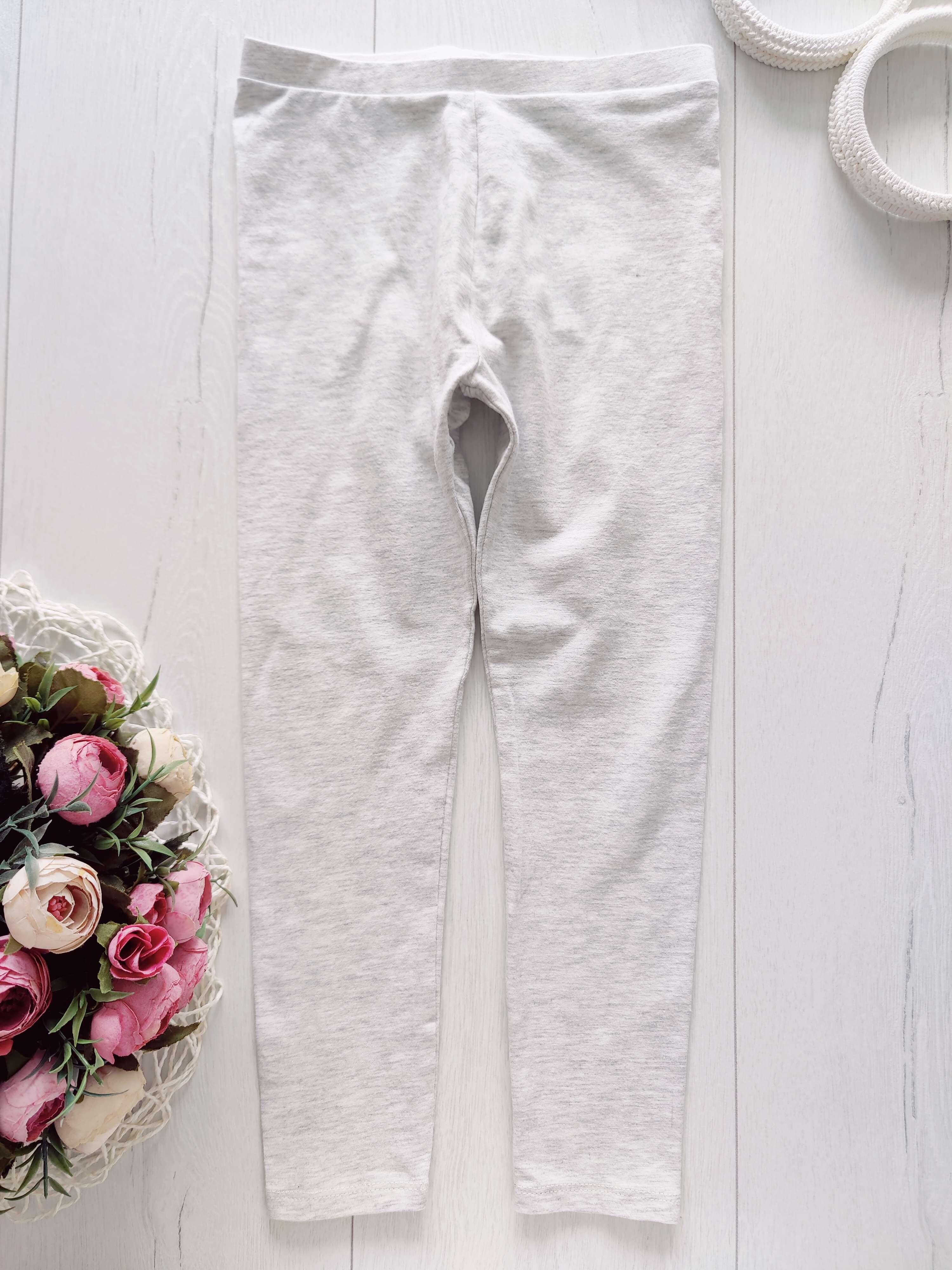 6 лет, рост 116 Серые лосины