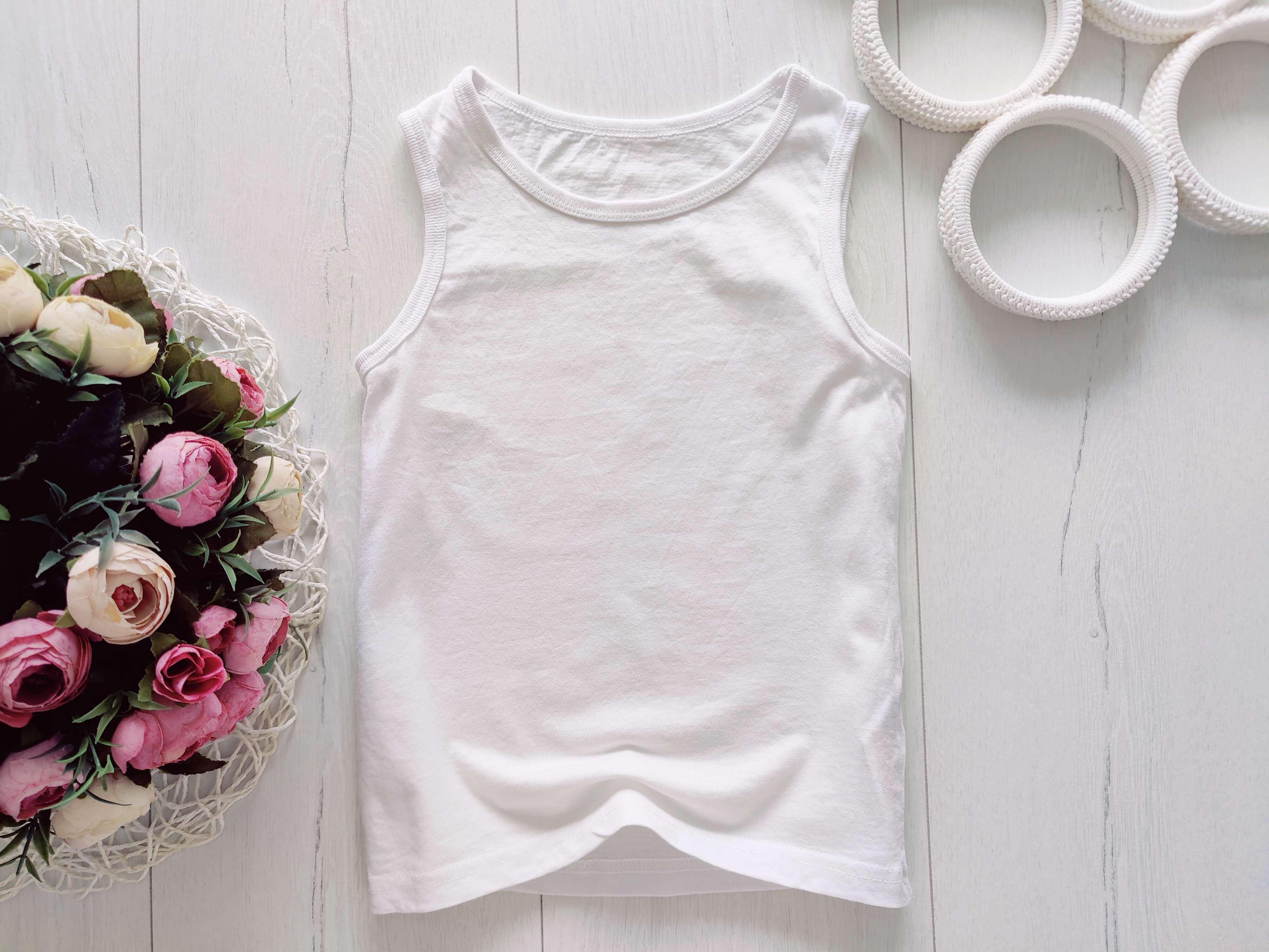 6,7 років, зріст 122 Біла майка