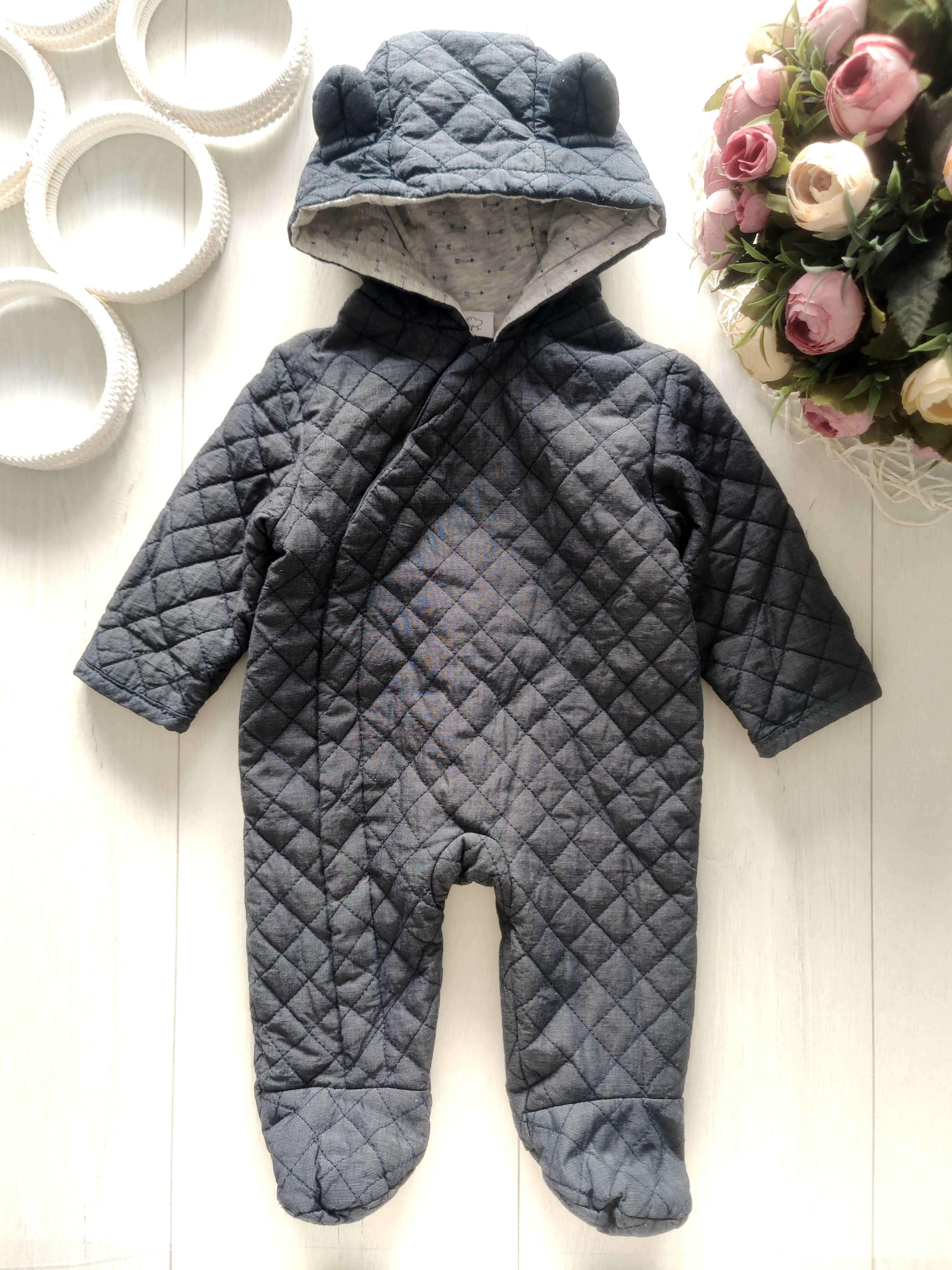 56 см. Демісезонний комбінезон для новонародженого Baby Clab