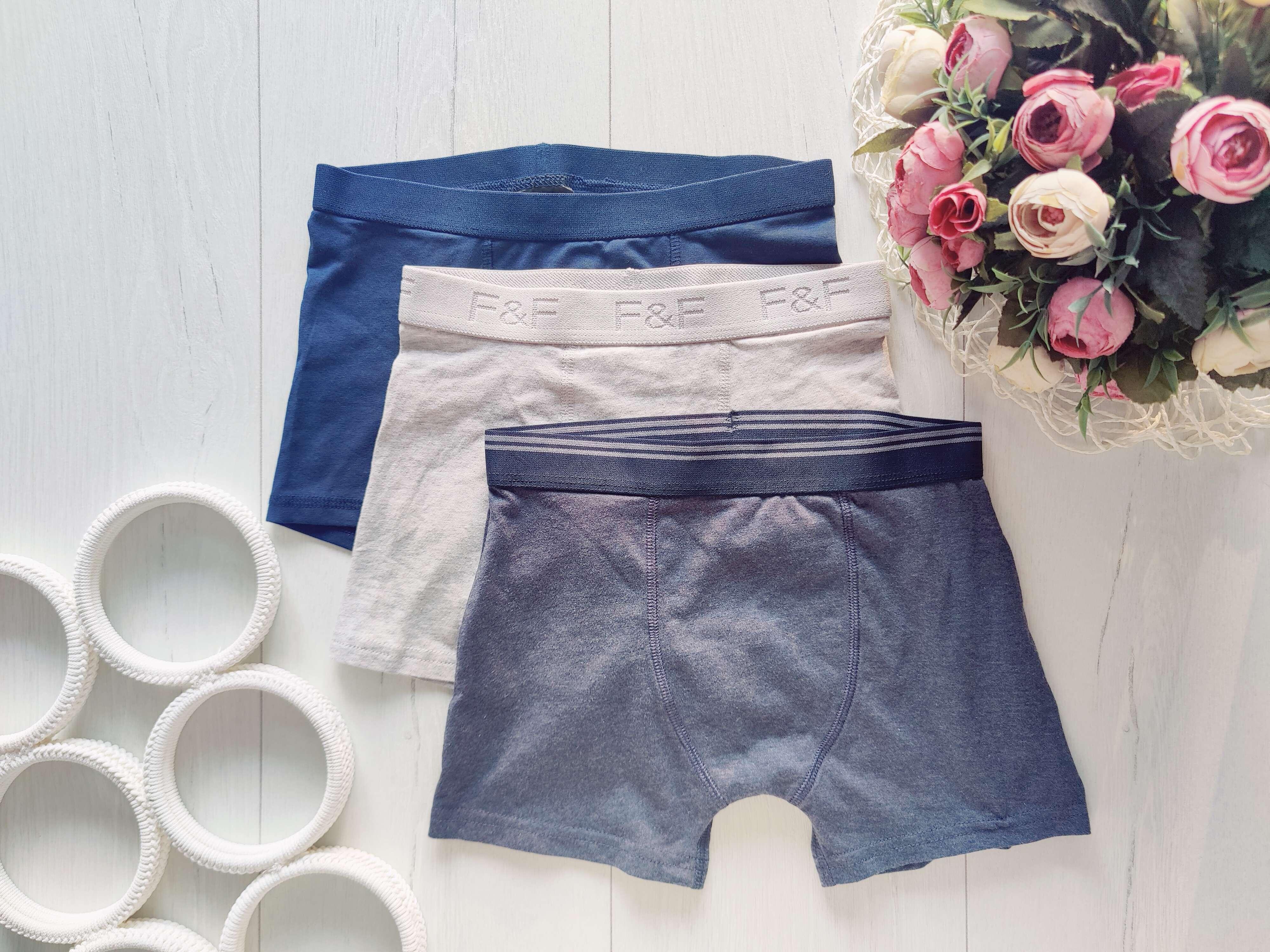 8,9 лет, рост 128,134 Новые трусы боксеры