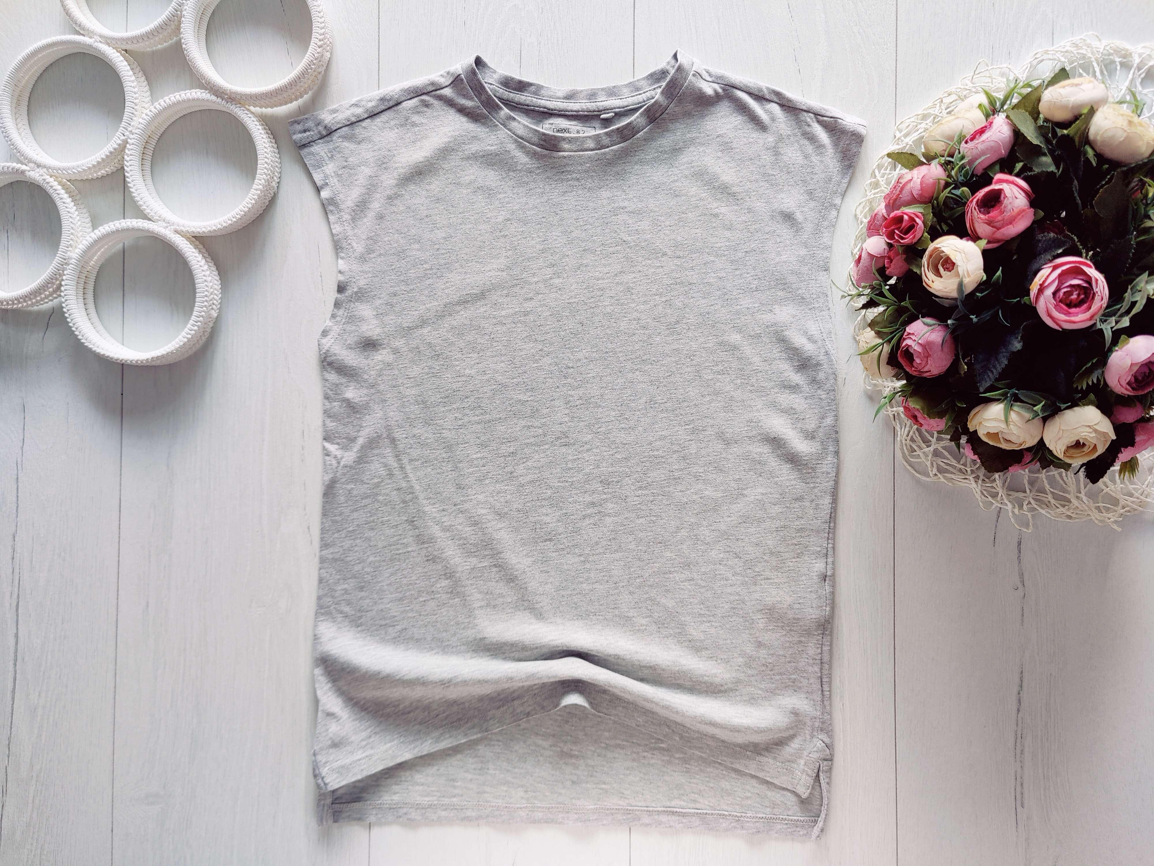 8 років, зріст 128 Сіра футболка