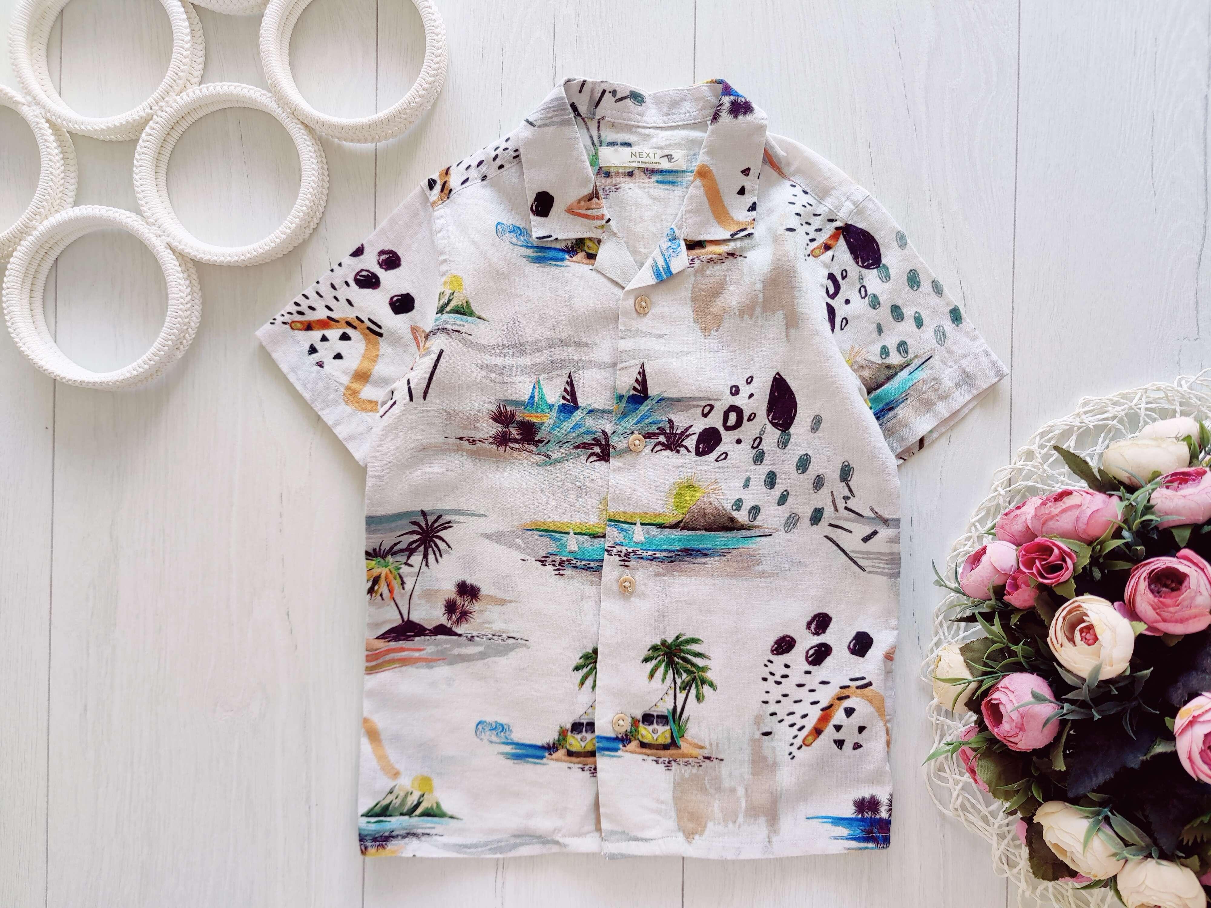 4 роки зріст 104 Літня сорочка льон