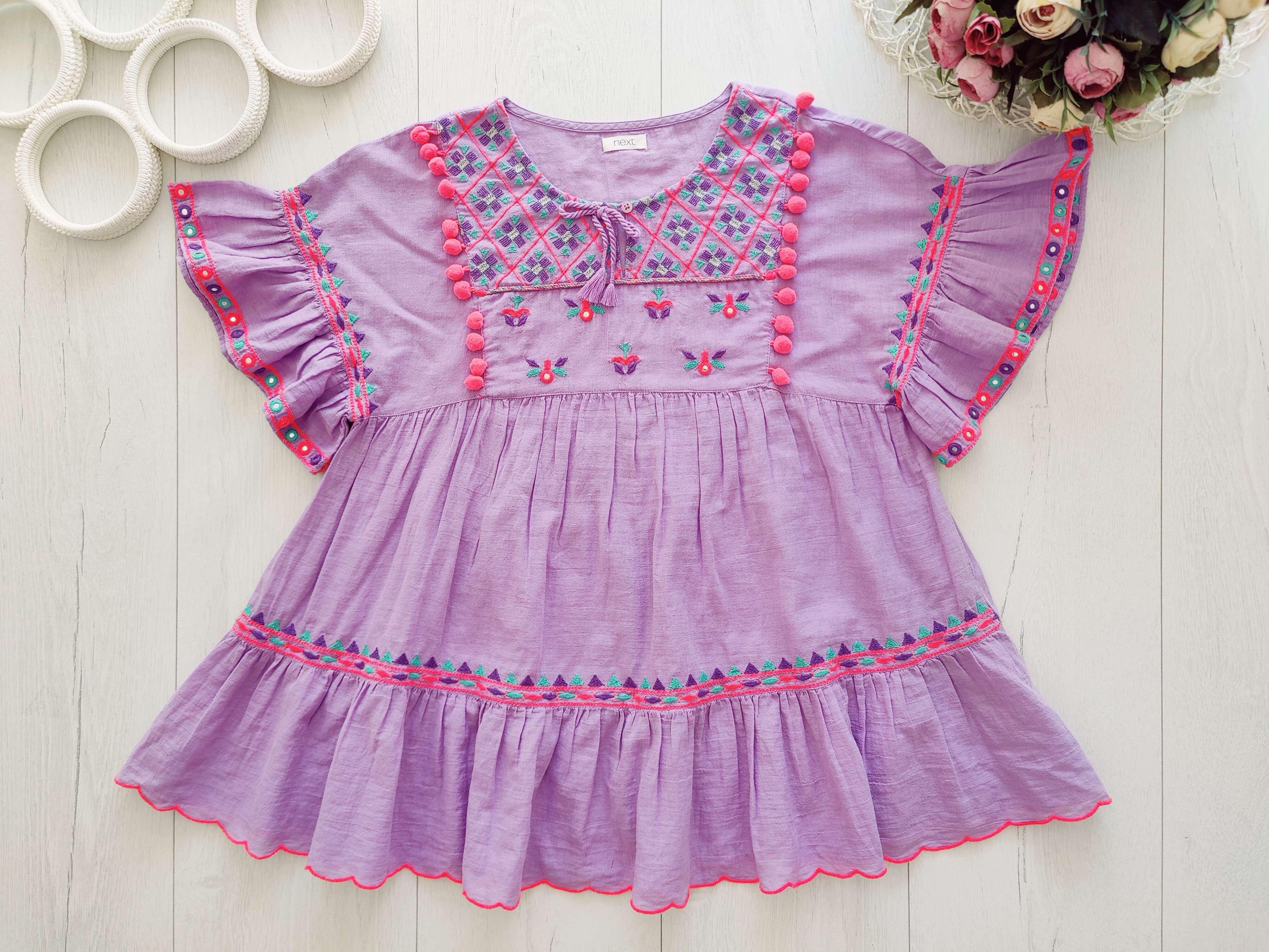 9 років, зріст 134 Вишиванка оверсайз